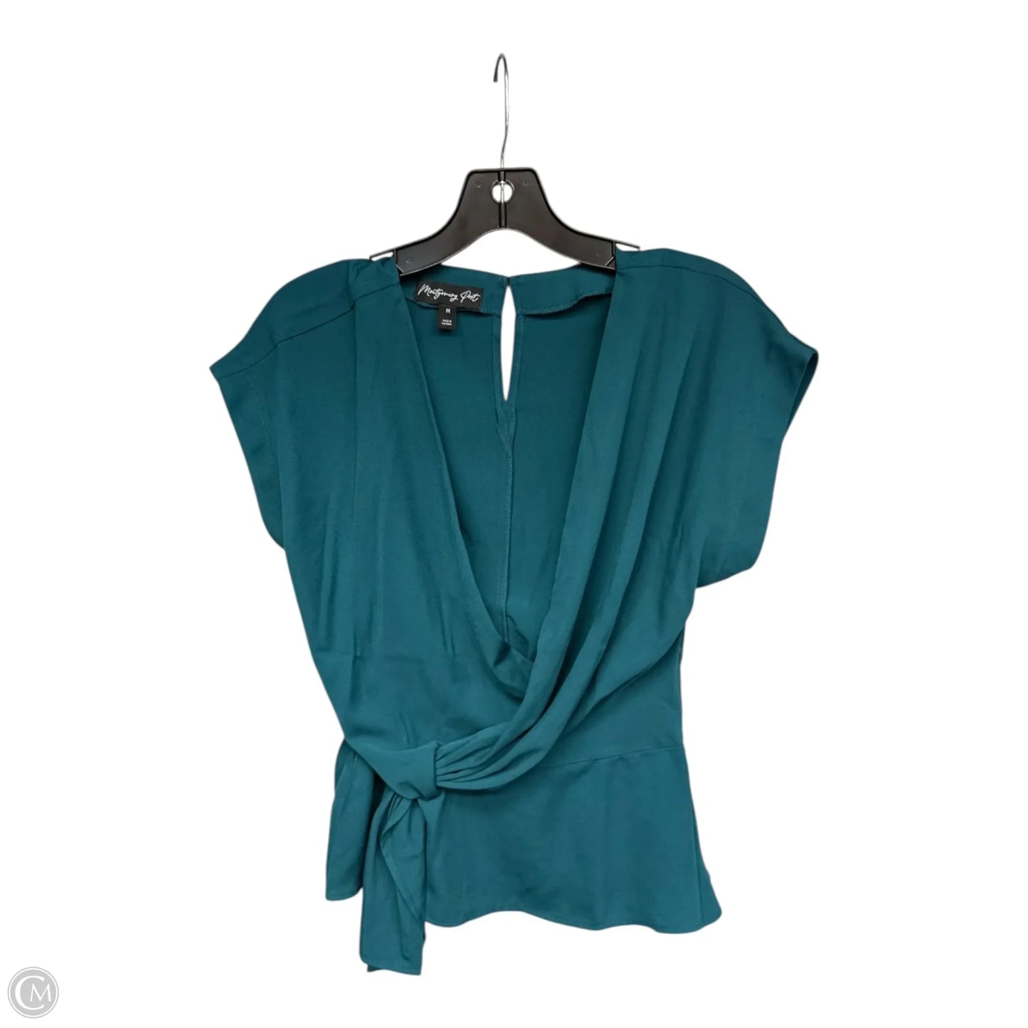Top Short Sleeve By Clothes Mentor In Teal, Size: M