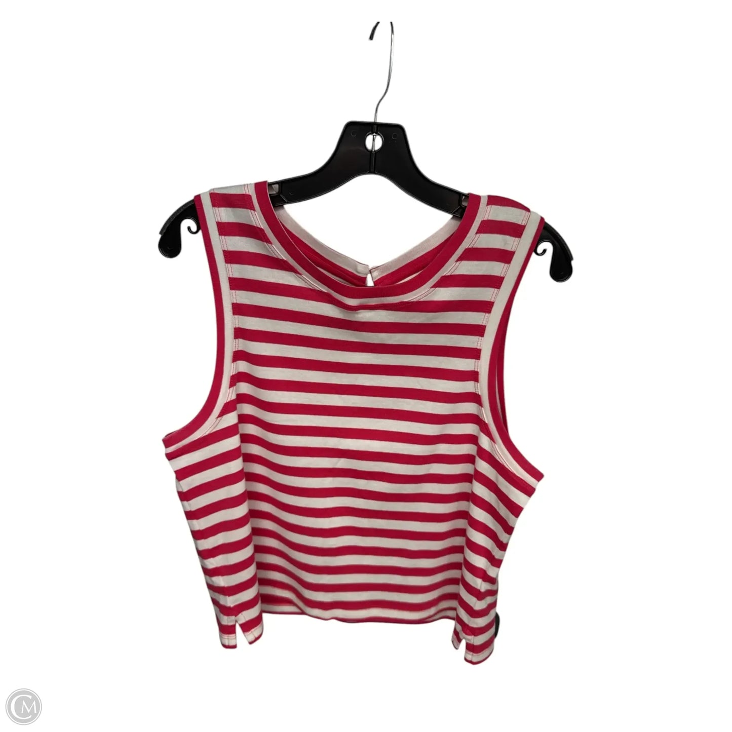 Tank Top By Maeve In Red & White, Size: L