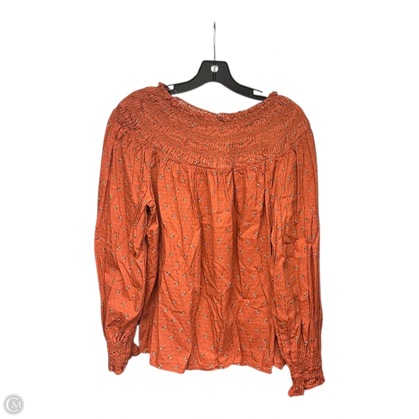 Top Long Sleeve By Universal Thread In Orange, Size: L