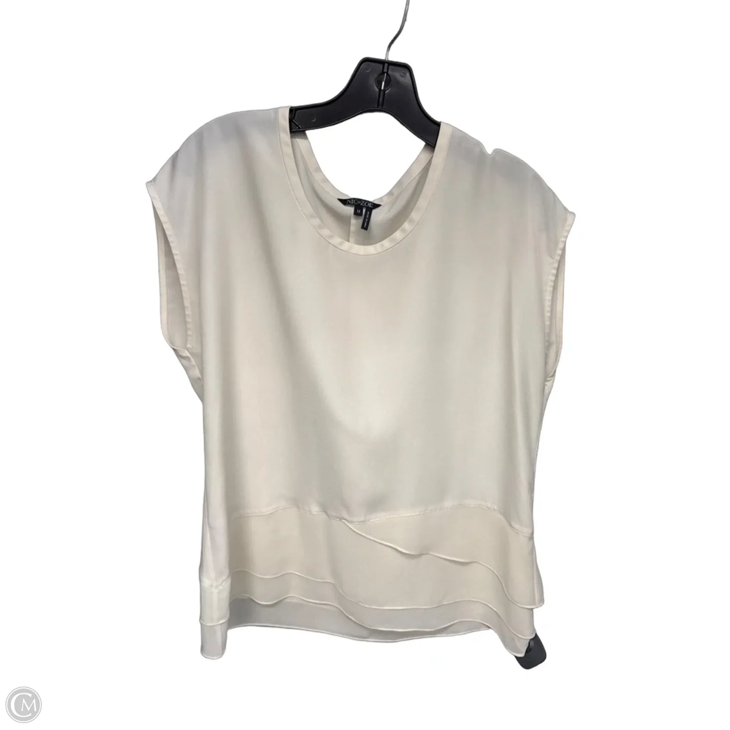 Top Sleeveless By Nic + Zoe In Cream, Size: M