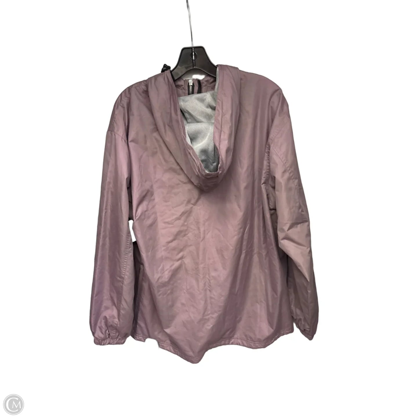 Jacket Windbreaker By Clothes Mentor In Purple, Size: M