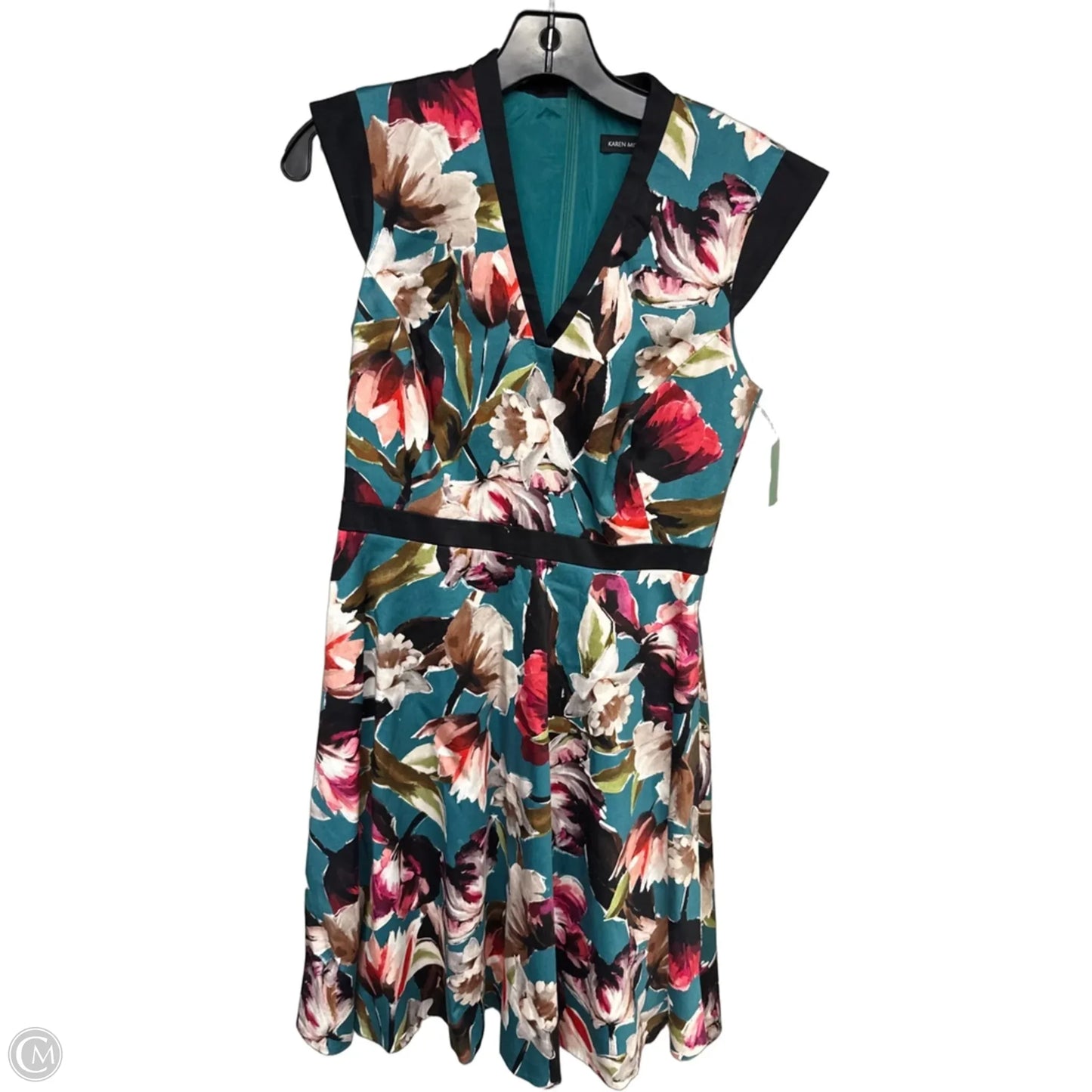Dress Party Midi By Karen Millen In Floral Print, Size: 6