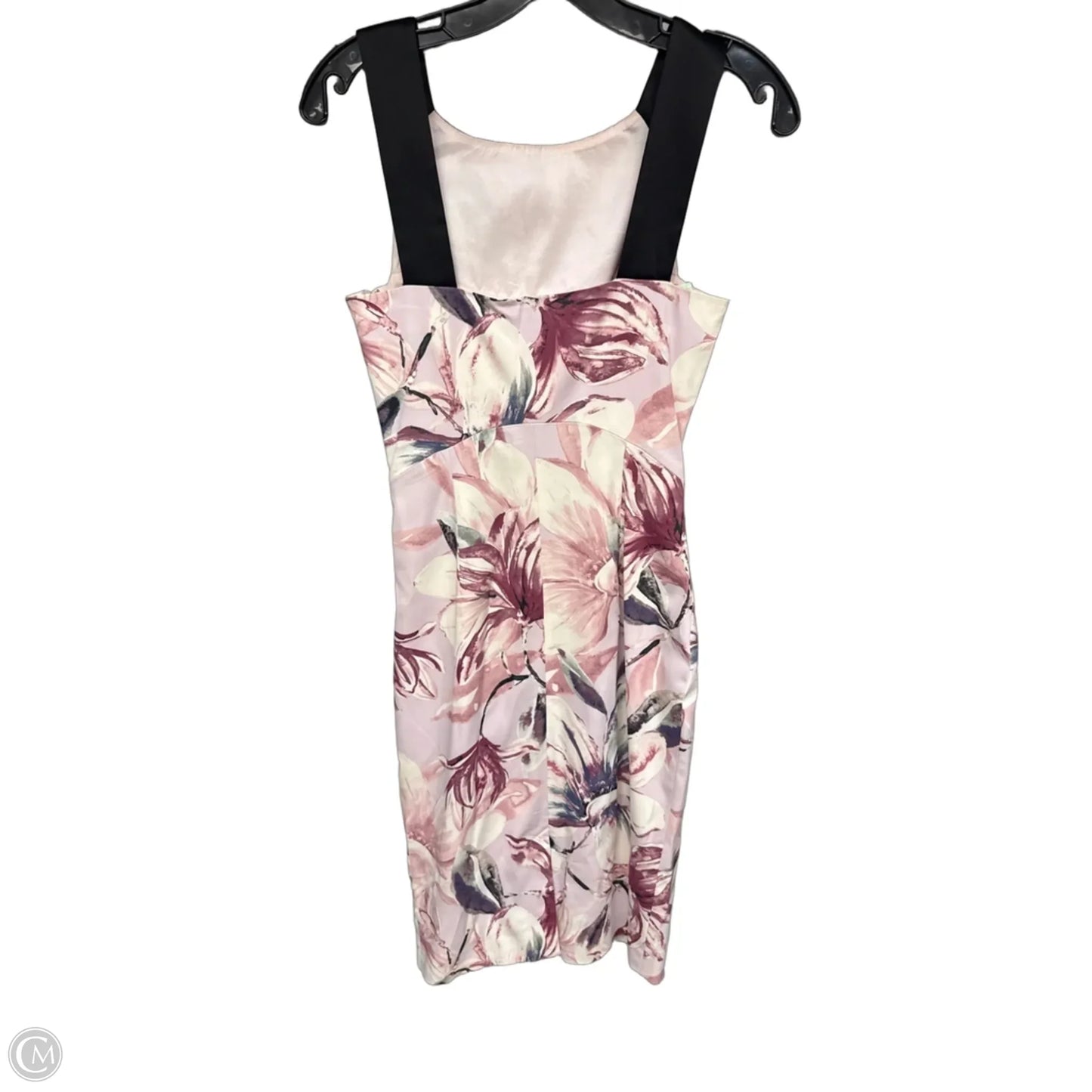 Dress Party Midi By Karen Millen In Pink & Purple, Size: 6
