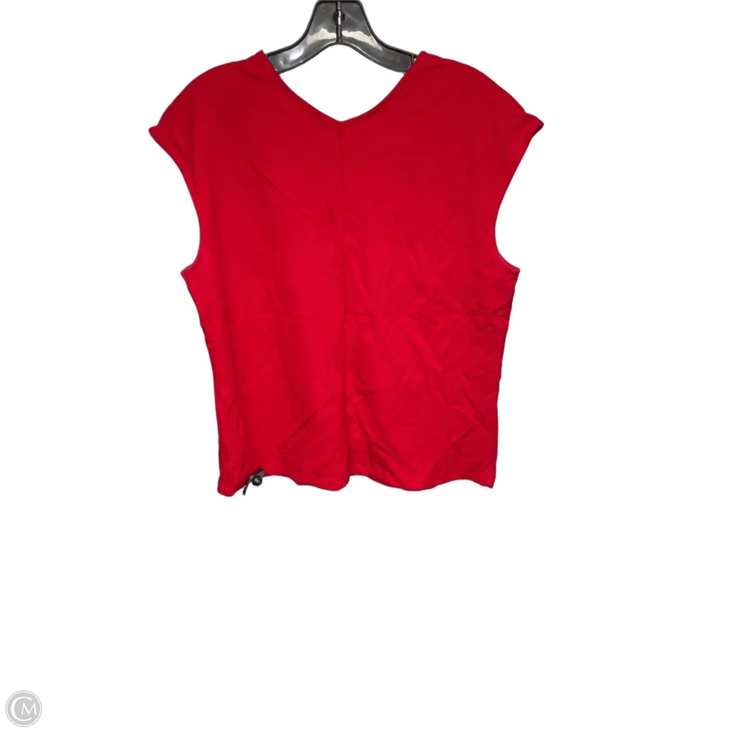 Top Sleeveless By Liz Claiborne In Red, Size: M