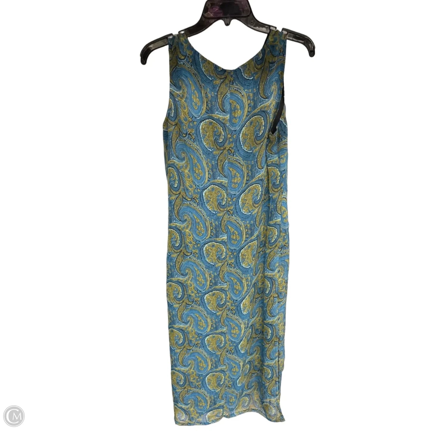 Dress Casual Maxi By Style And Company In Blue & Green, Size: 12p