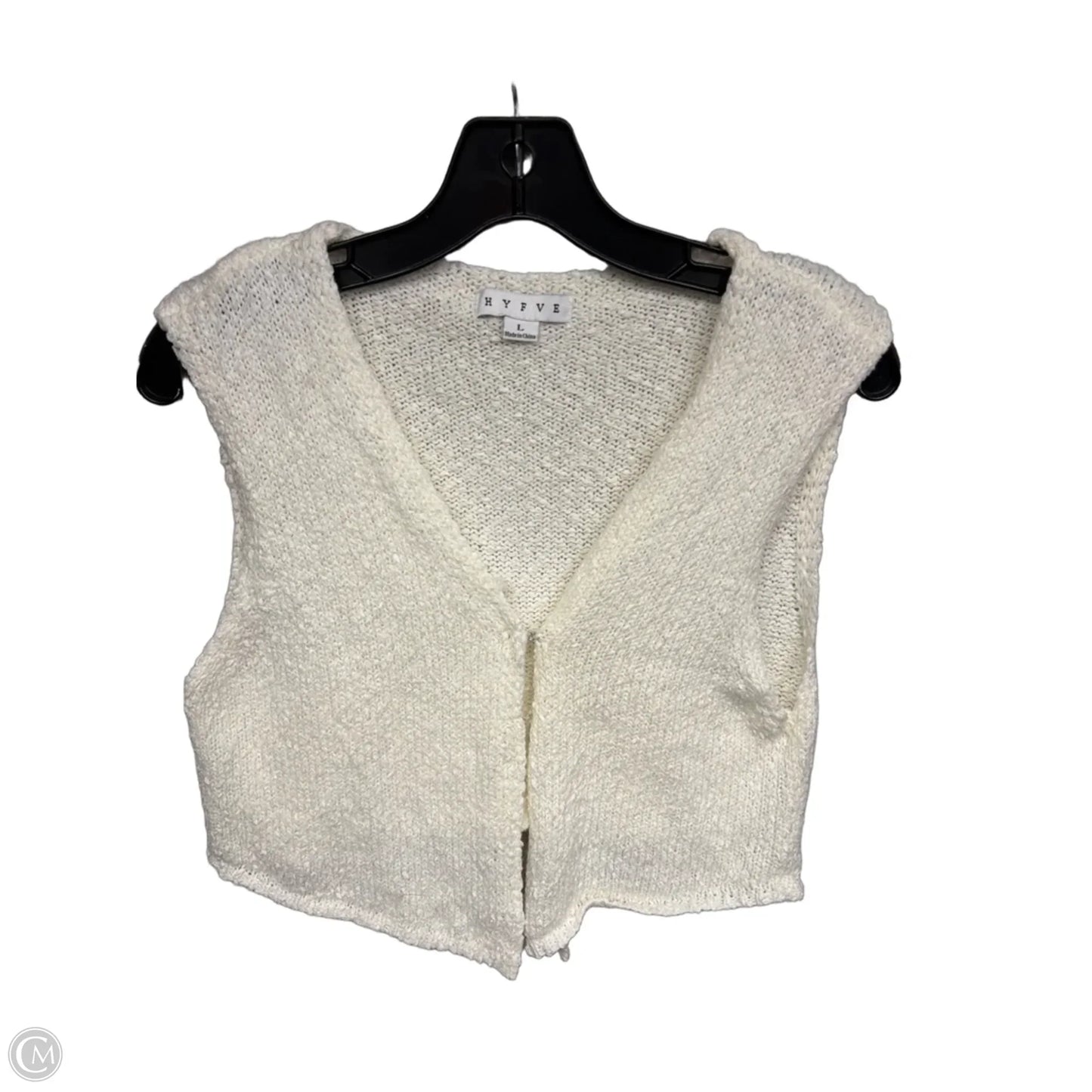 Top Sleeveless By Hyfve In Cream, Size: L