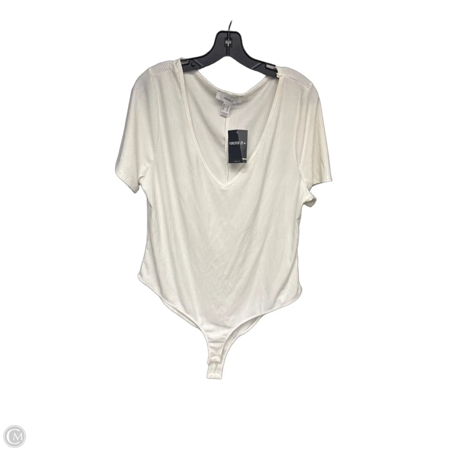 Bodysuit By Forever 21 In Cream, Size: 3x