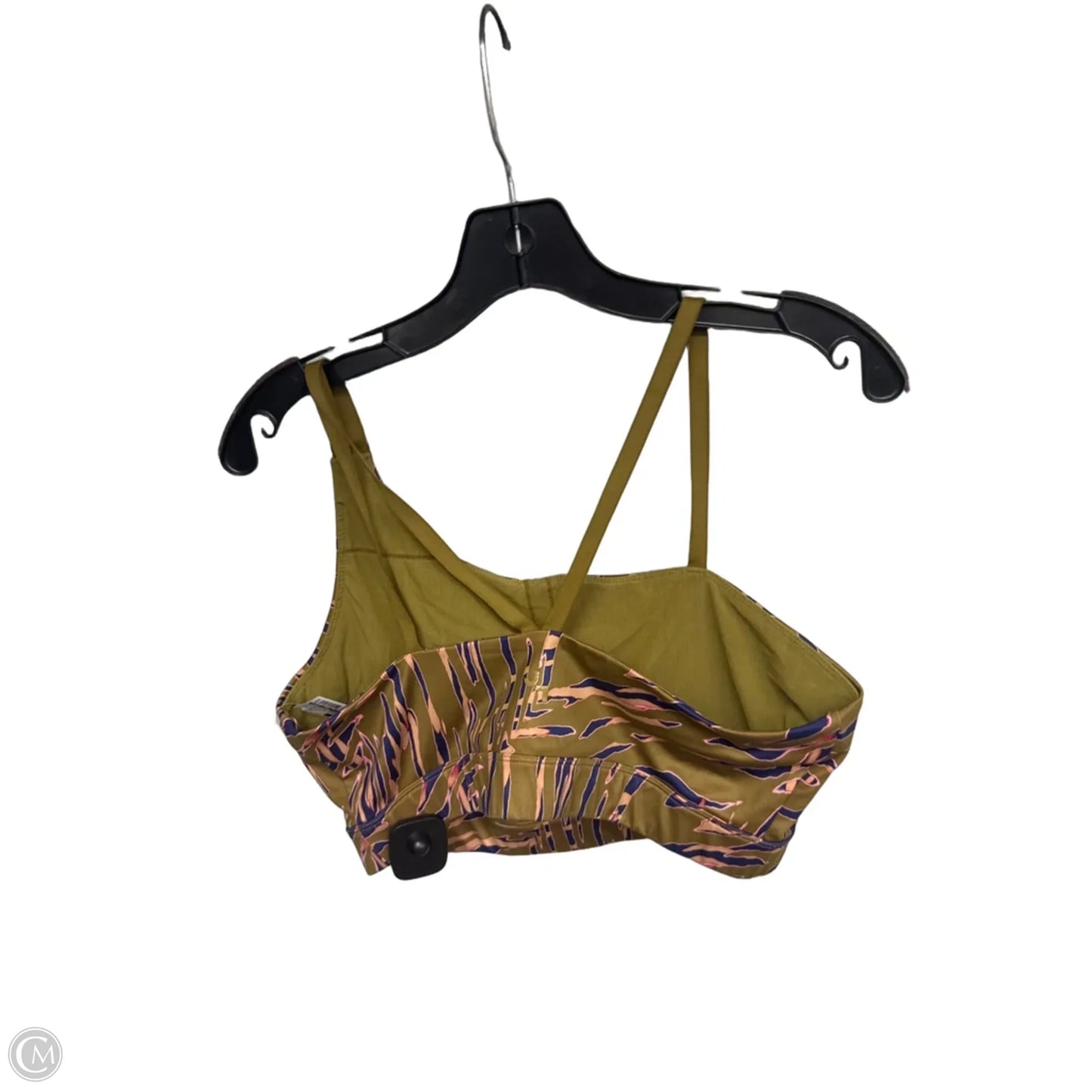 Athletic Bra By Joy Lab In Green & Orange, Size: L