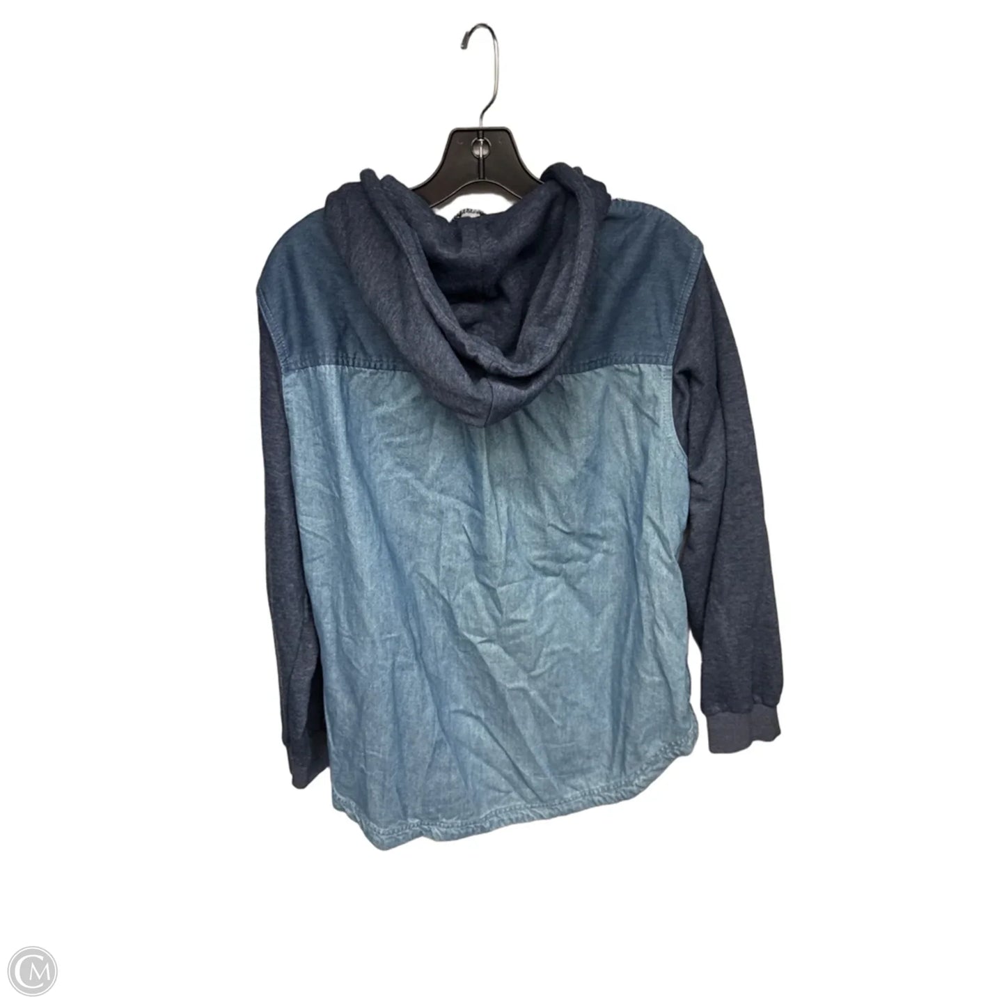 Jacket Denim By American Eagle In Blue Denim, Size: M
