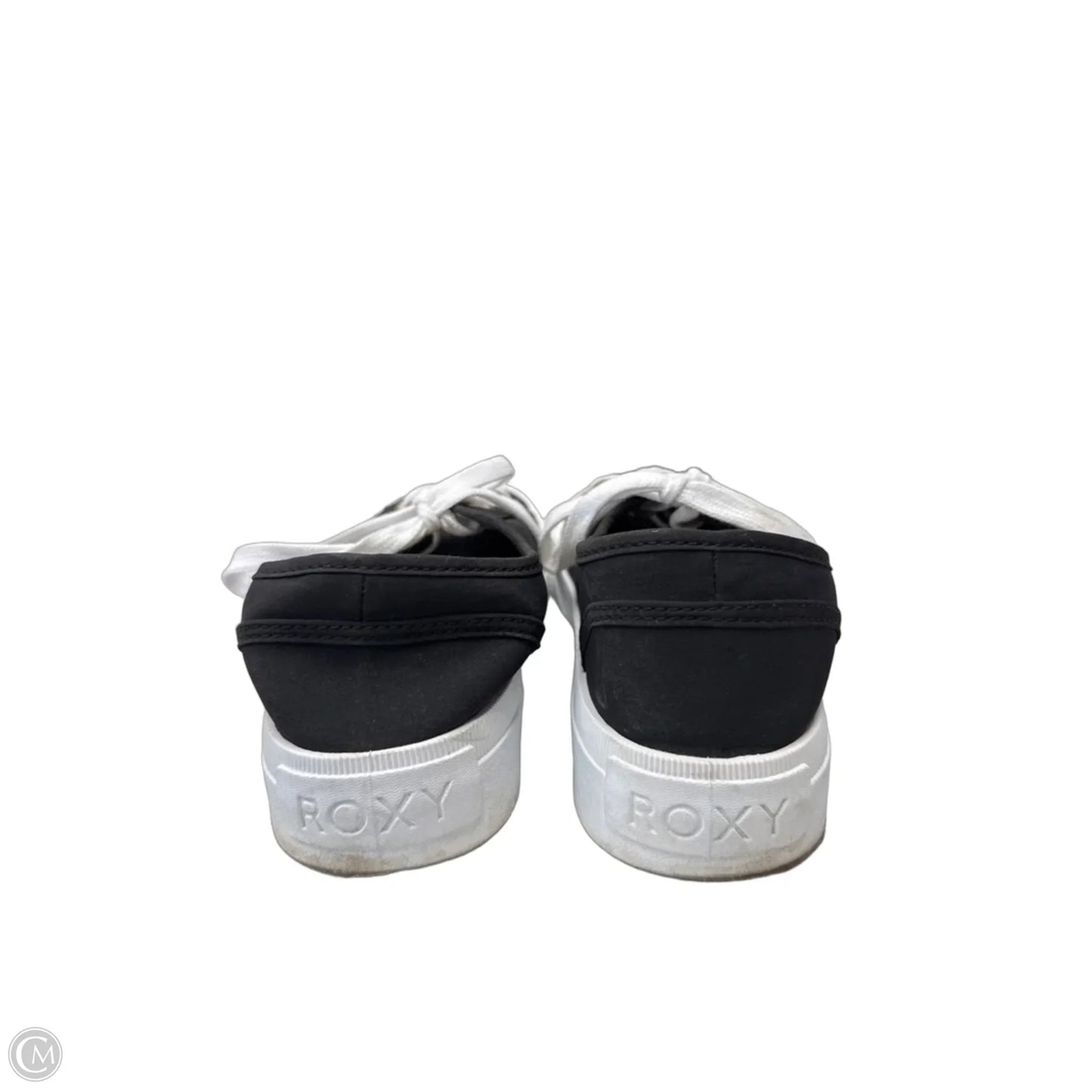 Shoes Sneakers By Roxy In Black & White, Size: 8.5