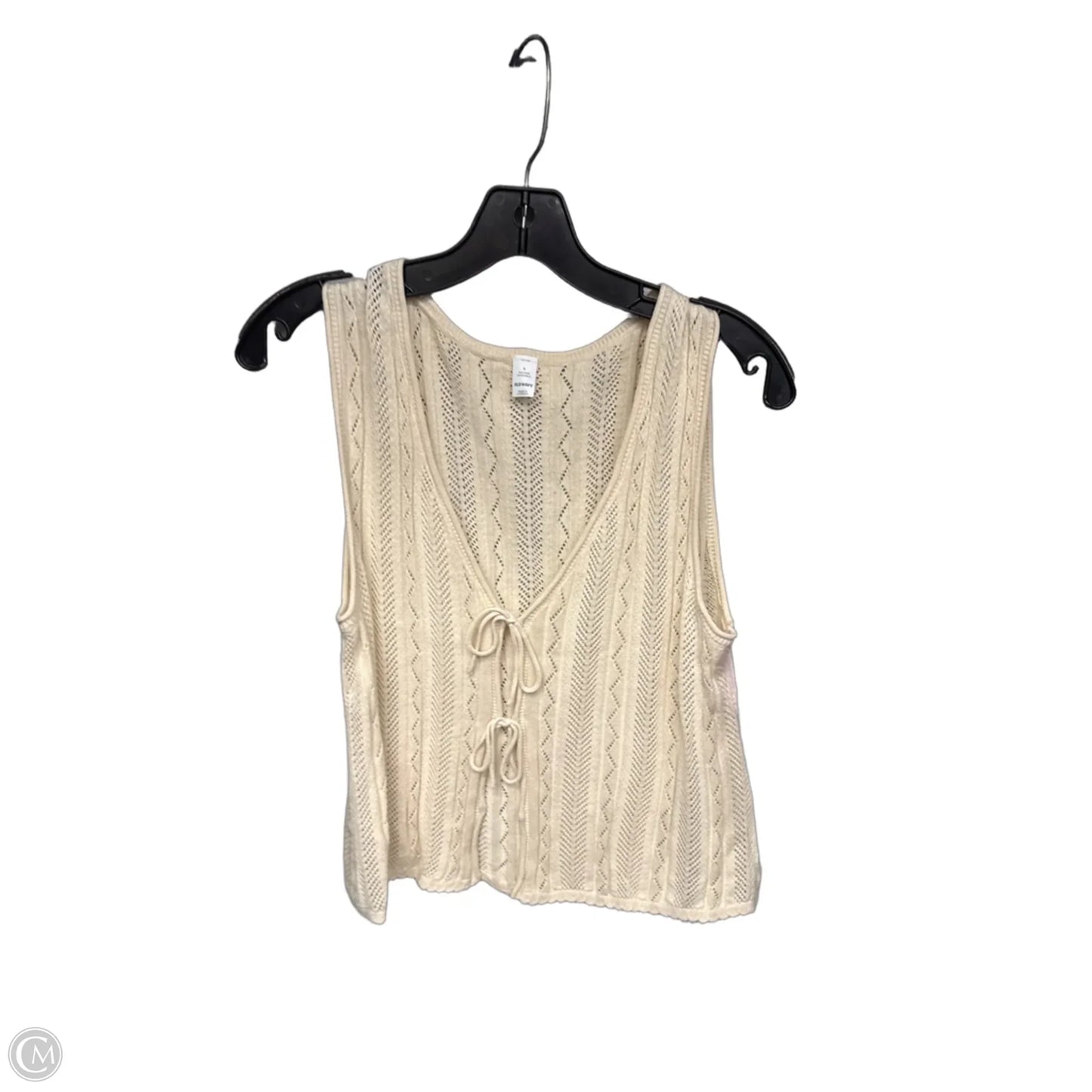 Top Sleeveless By Old Navy In Beige, Size: L