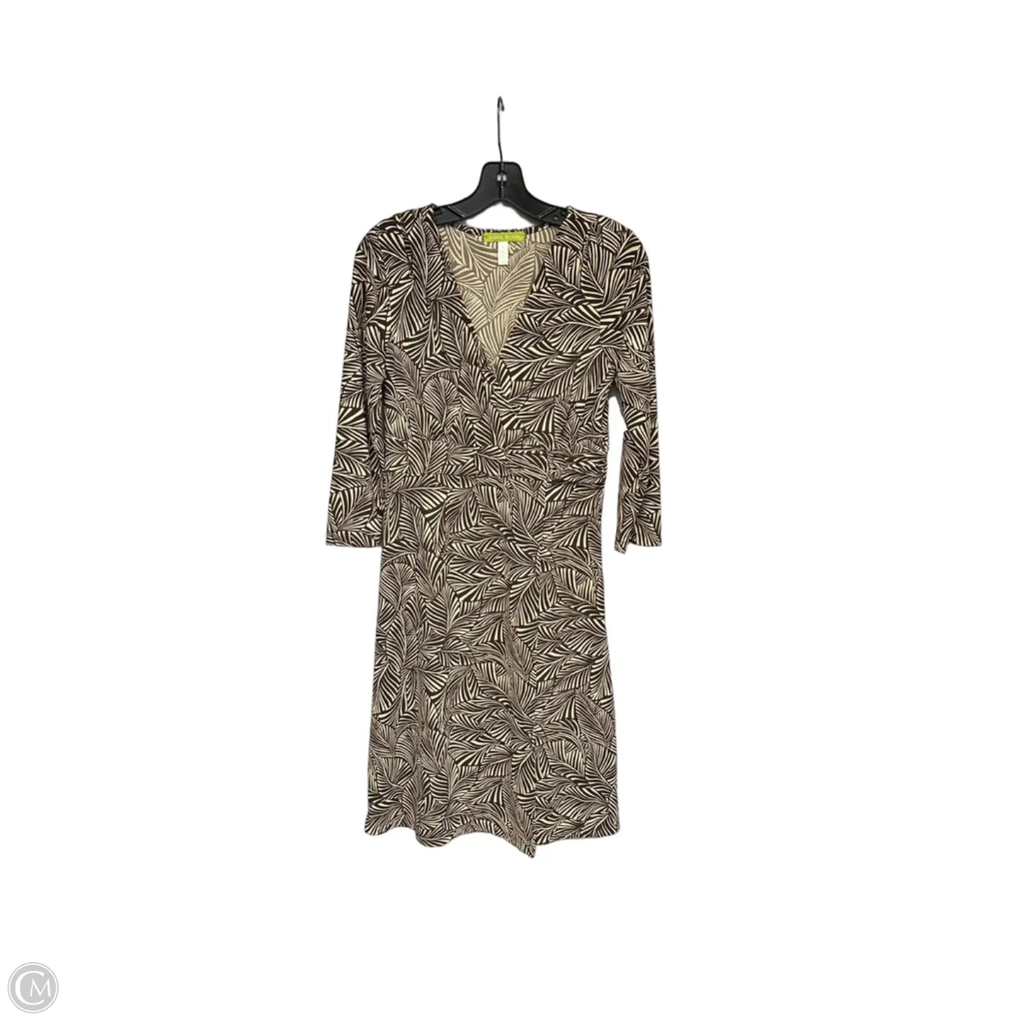Dress Work By Sigrid Olsen In Brown & Cream, Size: M