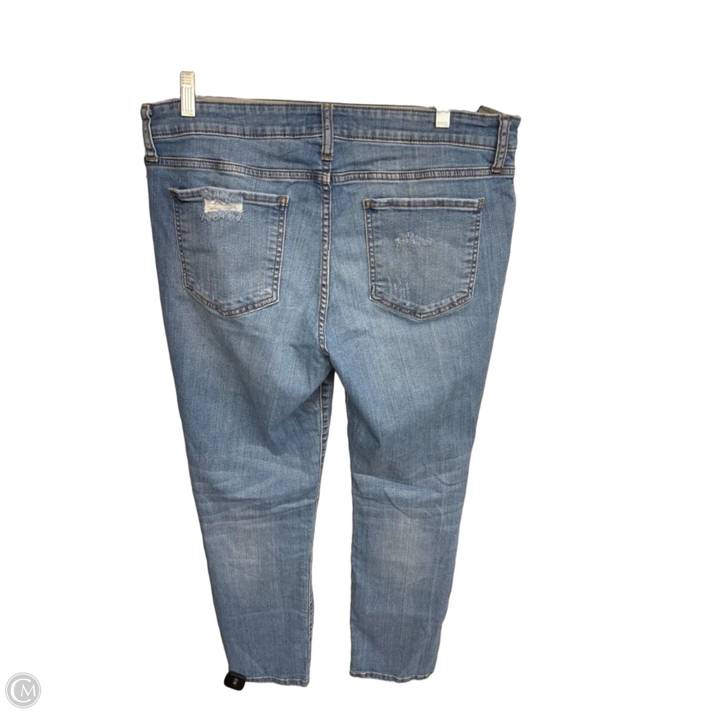 Jeans Straight By Kut In Blue Denim, Size: 14