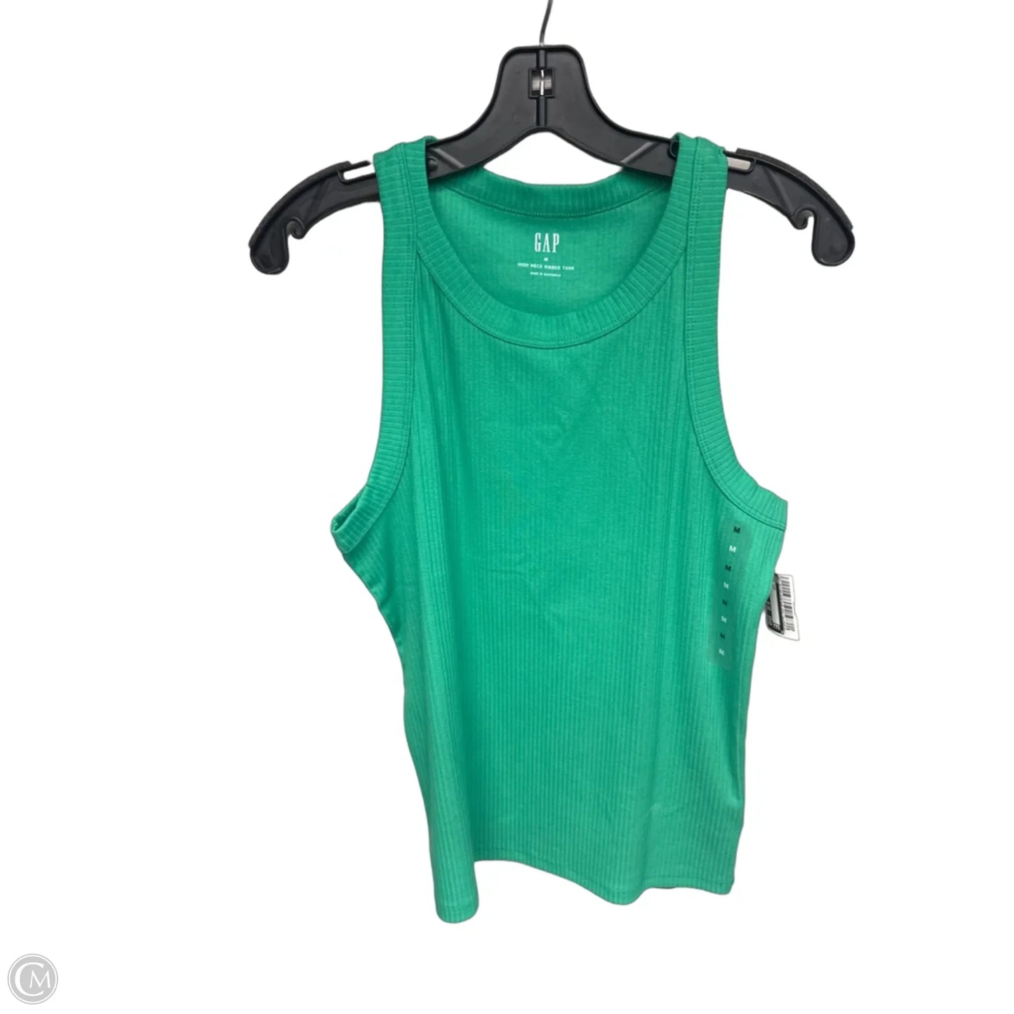 Tank Top By Gap In Green, Size: M