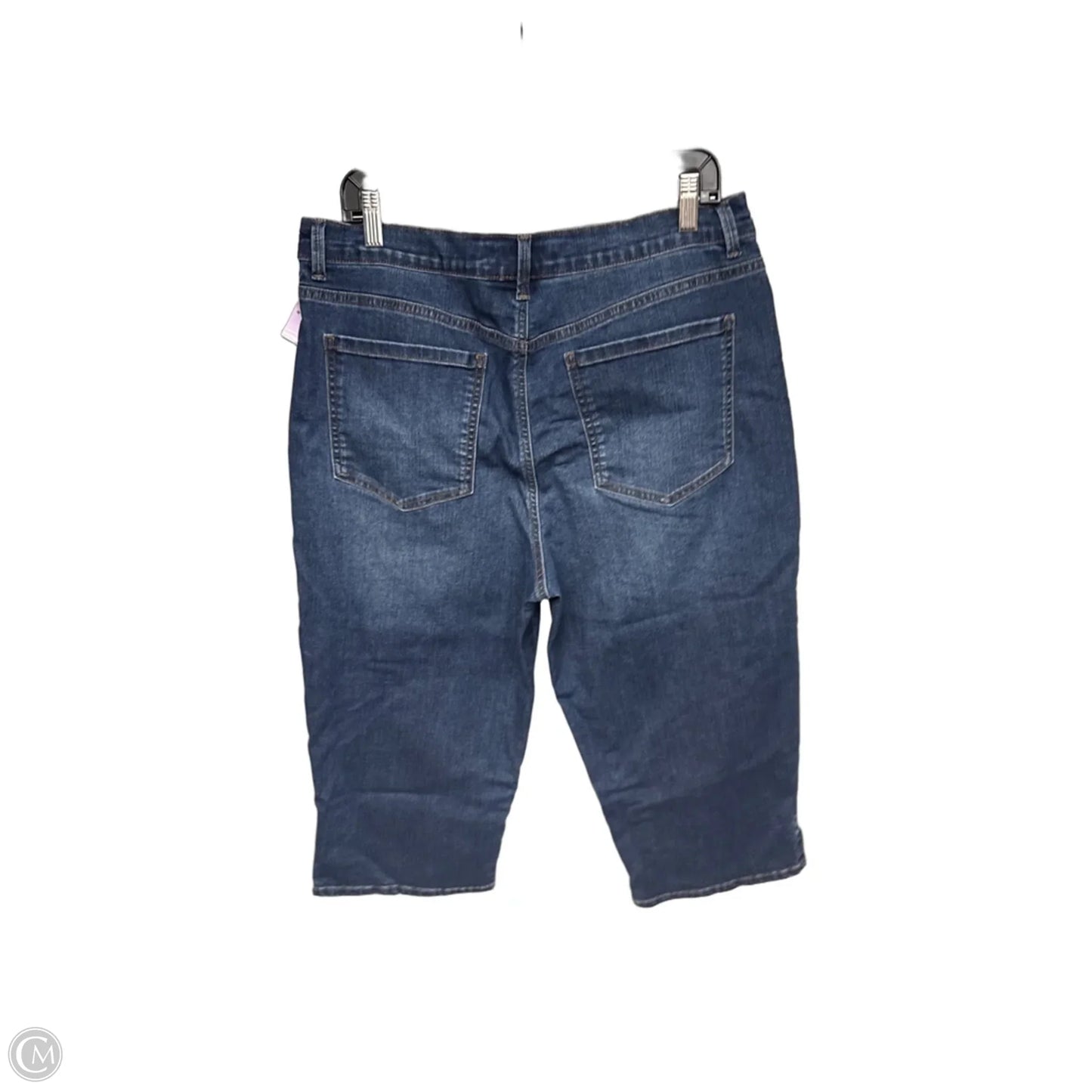 Capris By Gloria Vanderbilt In Blue Denim, Size: 18