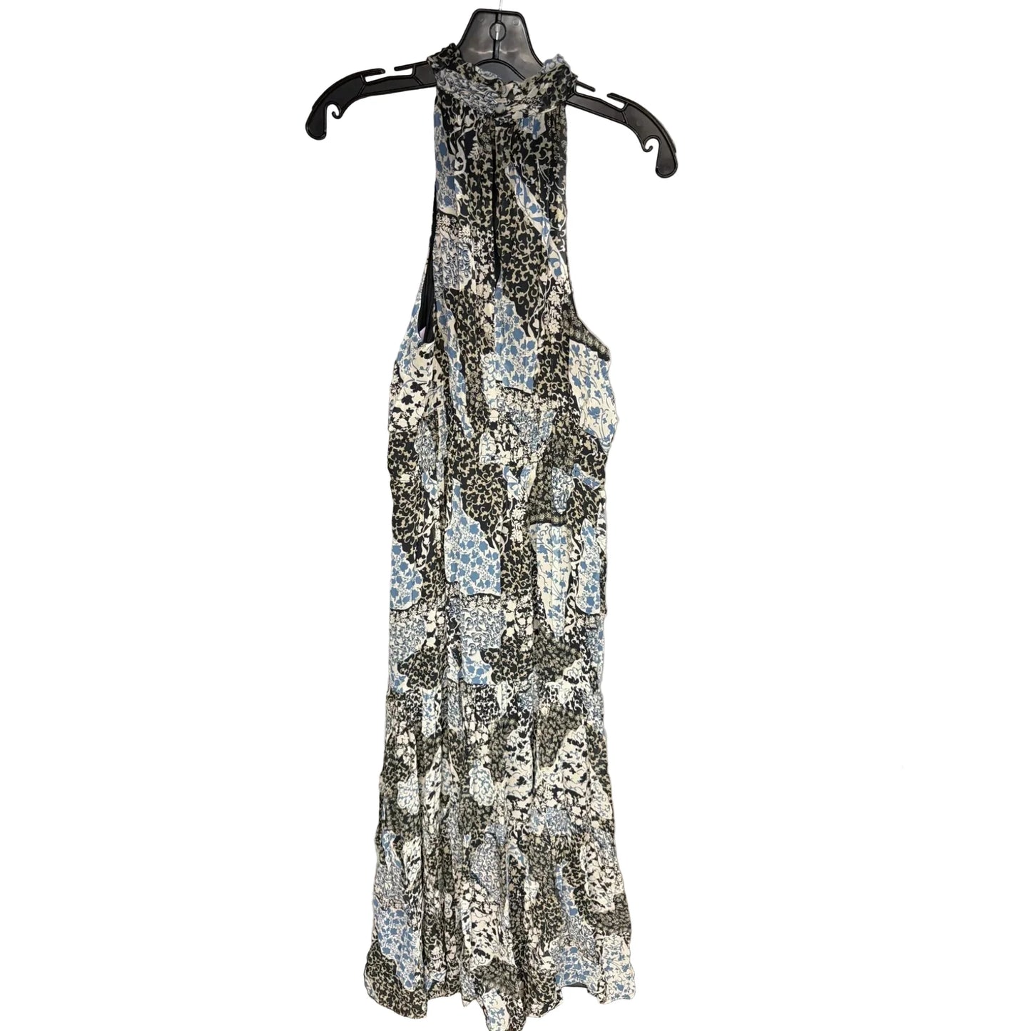 Dress Casual Maxi By Anthropologie In Black & Blue, Size: S