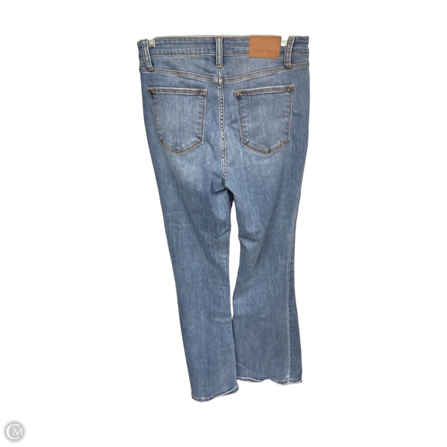 Jeans Flared By Judy Blue In Blue Denim, Size: M