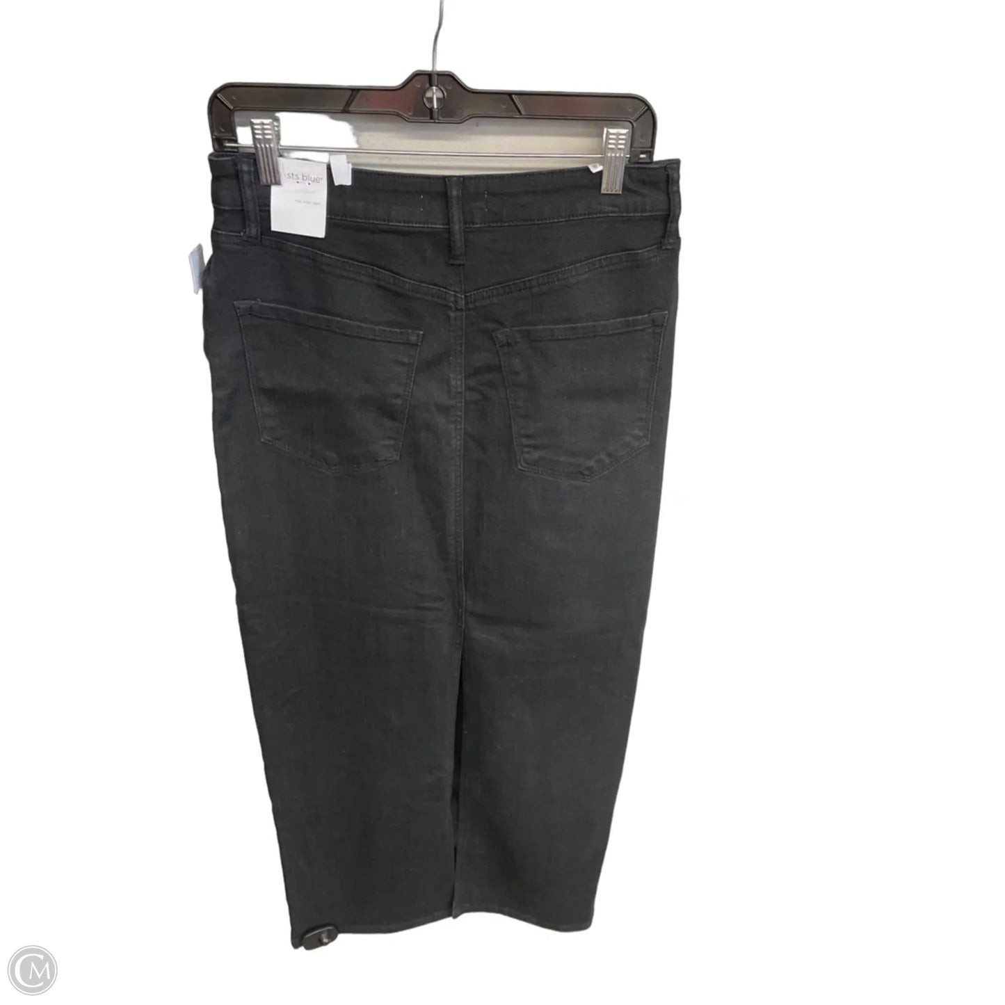 Skirt Maxi By Sts Blue In Black Denim, Size: 4