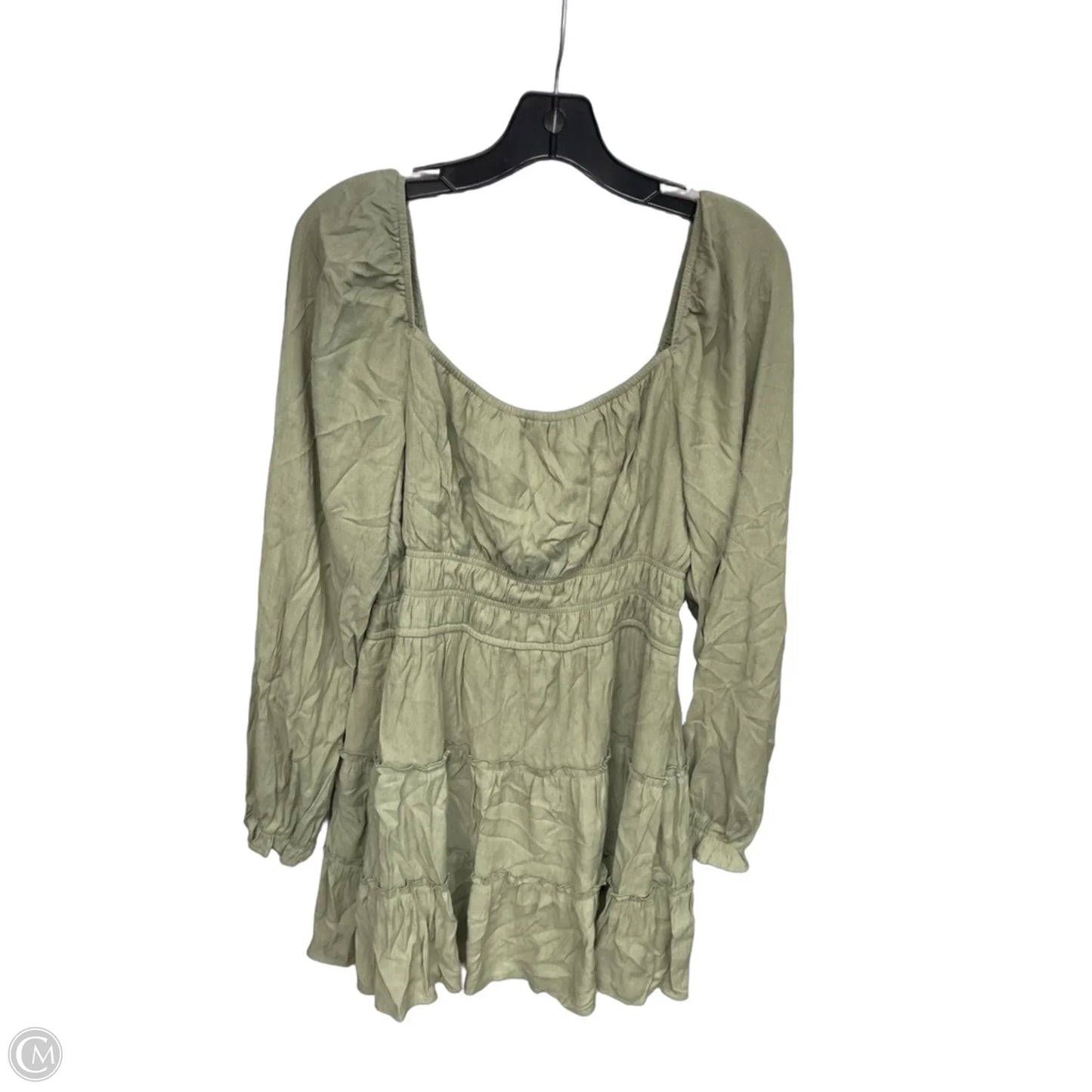 Dress Casual Midi By Miami In Green, Size: Xl