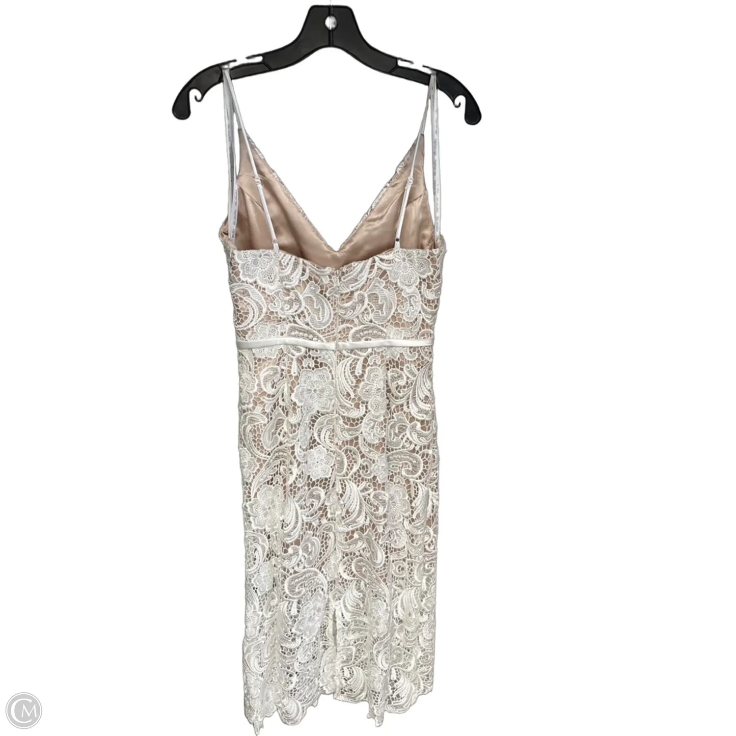 Dress Party Midi By Clothes Mentor In White, Size: 4
