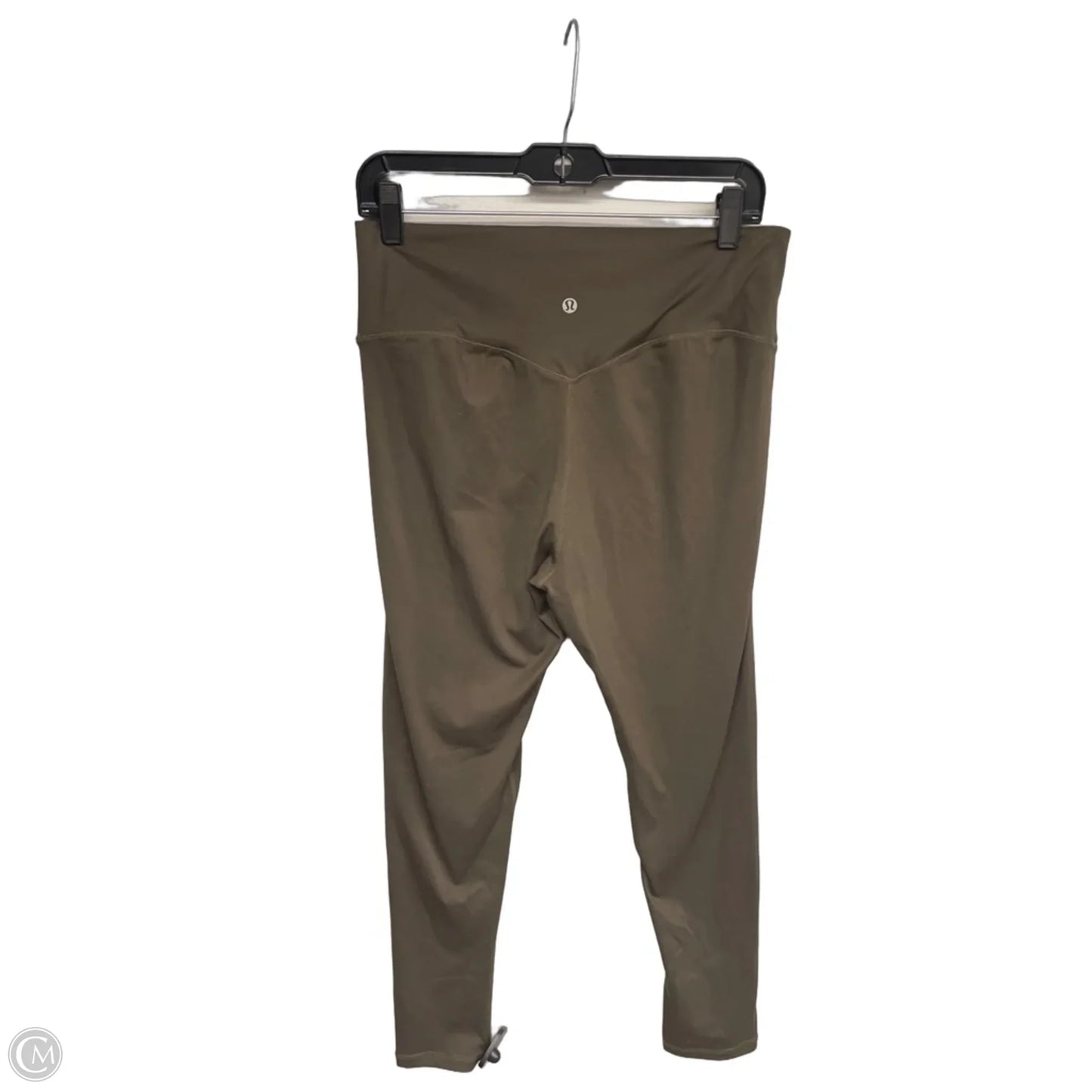Athletic Leggings By Lululemon In Green, Size: 12