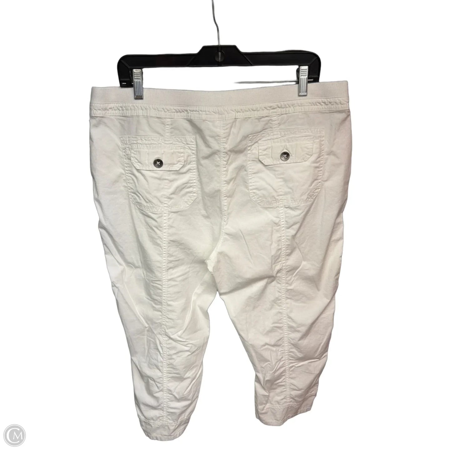 Capris By Chicos In White, Size: Xl