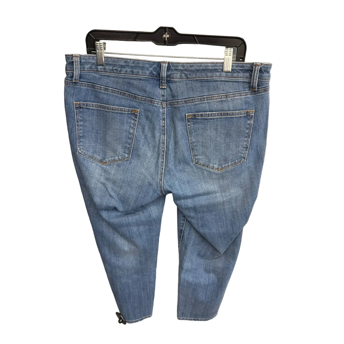 Jeans Cropped By Talbots In Blue Denim, Size: 14p