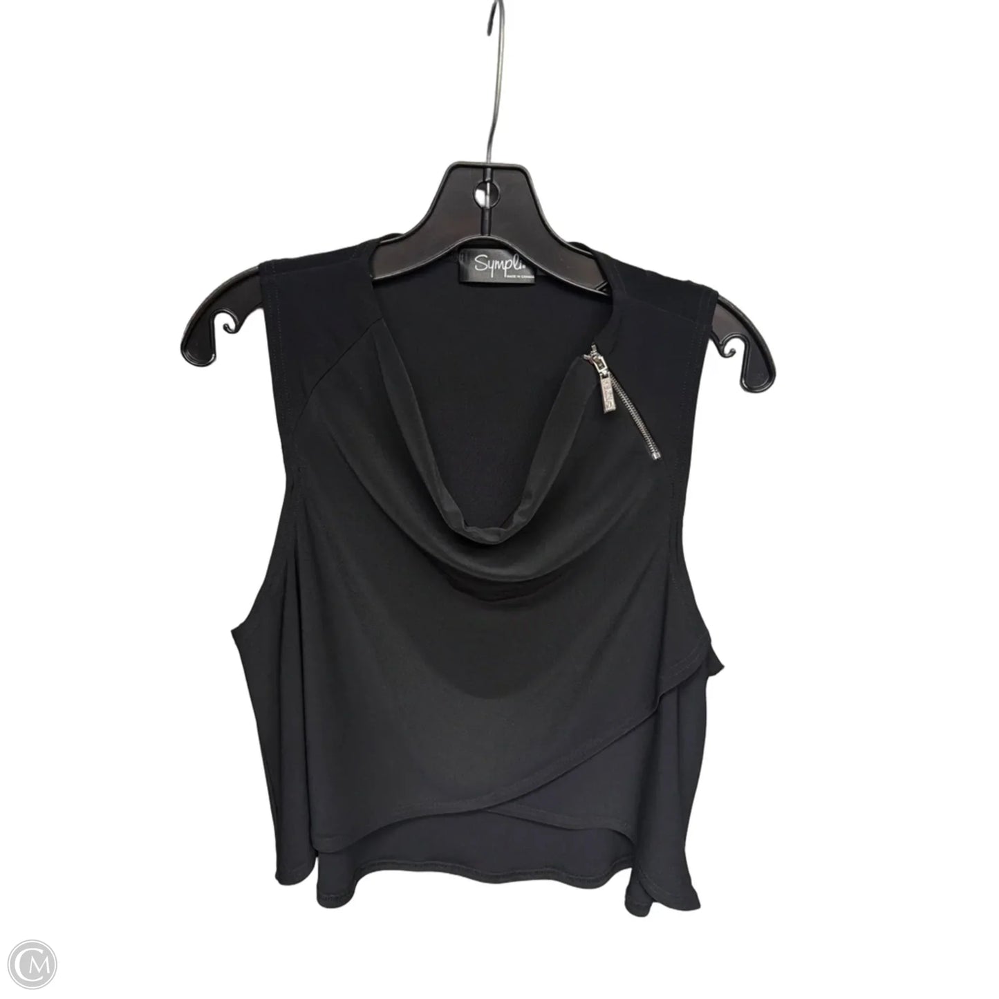 Top Sleeveless By Clothes Mentor In Black, Size: 8