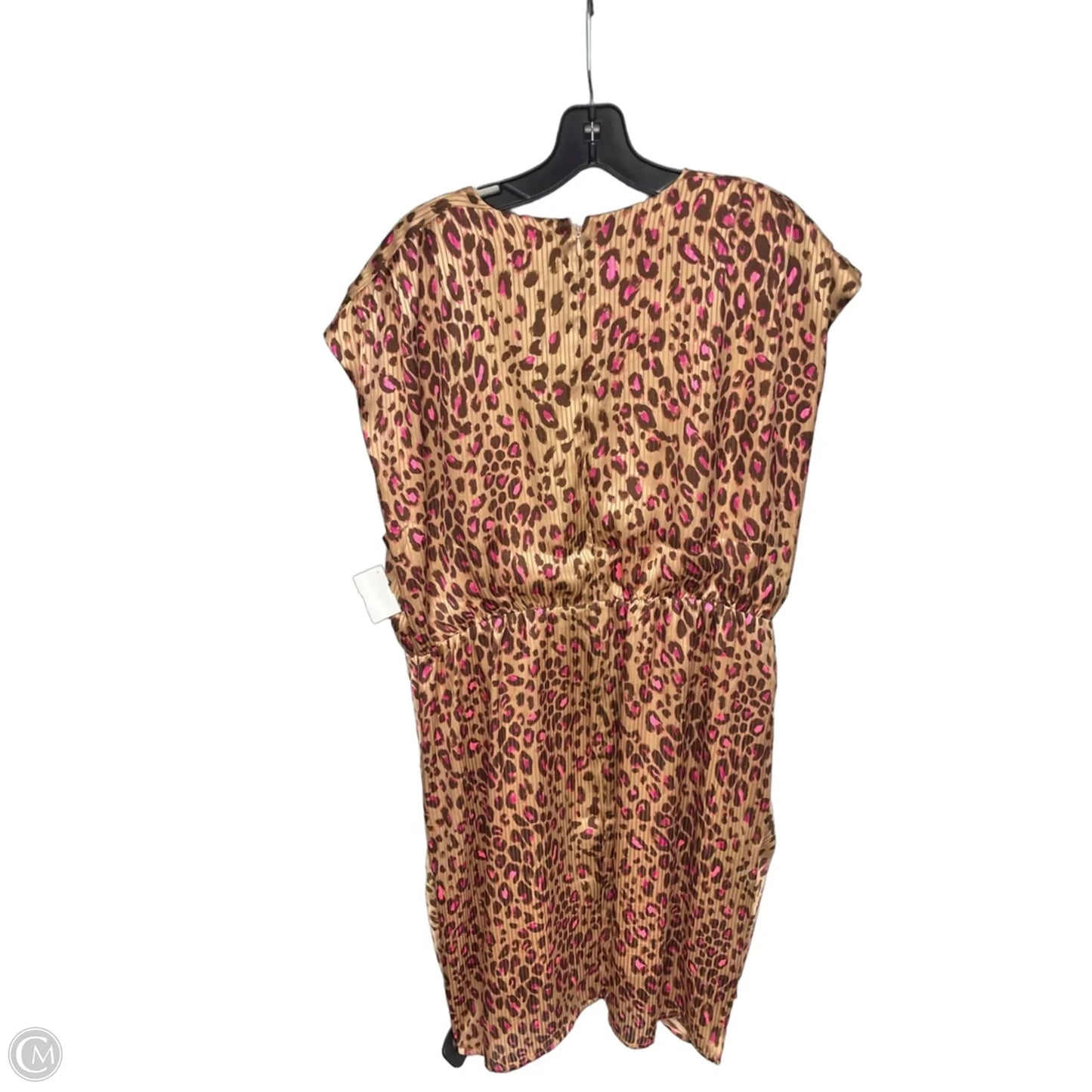 Dress Casual Midi By Express In Animal Print, Size: Xl