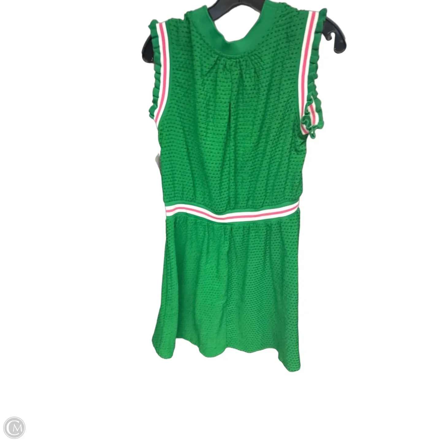 Dress Casual Midi By Voy In Green & Pink, Size: S