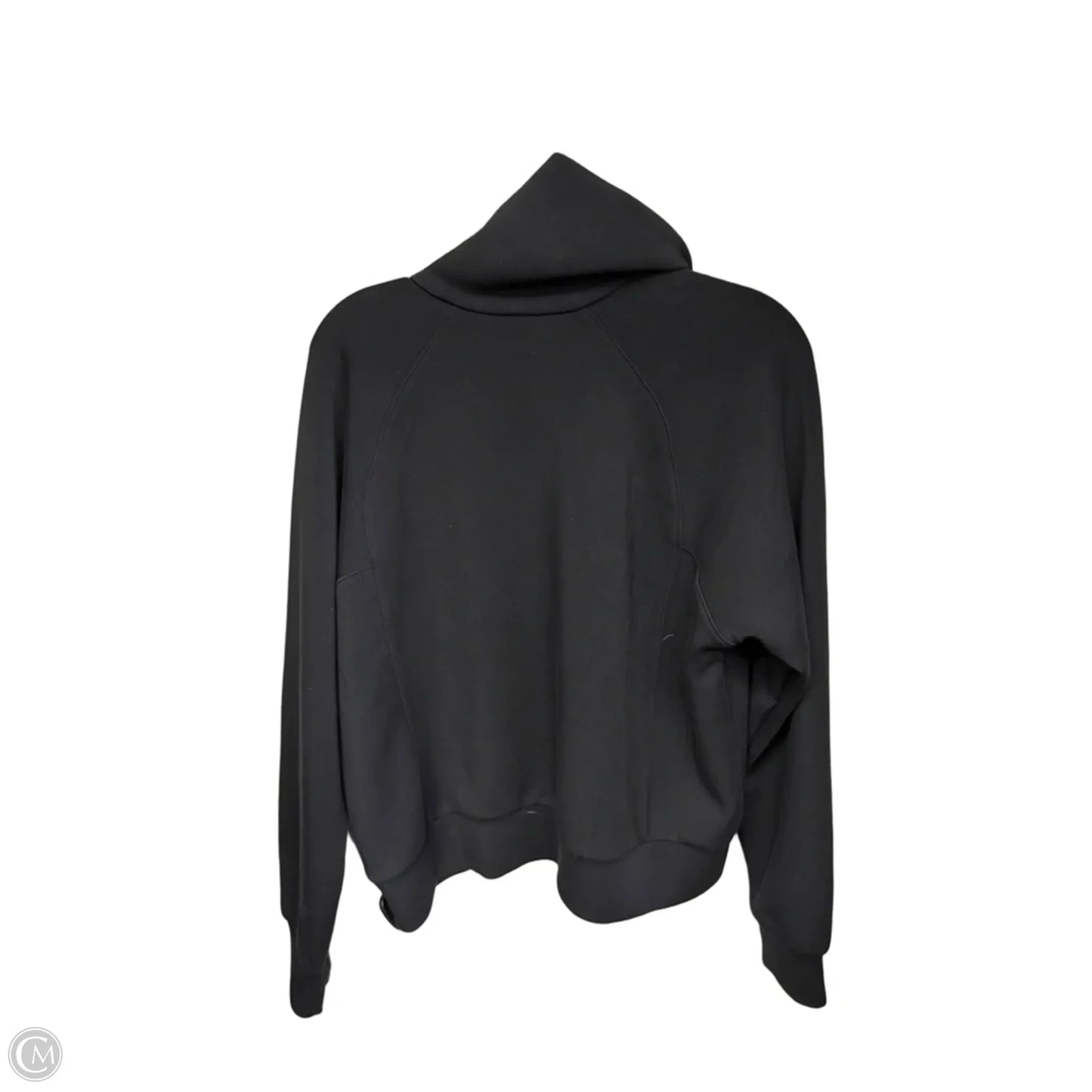Sweatshirt Collar By Spanx In Black, Size: L