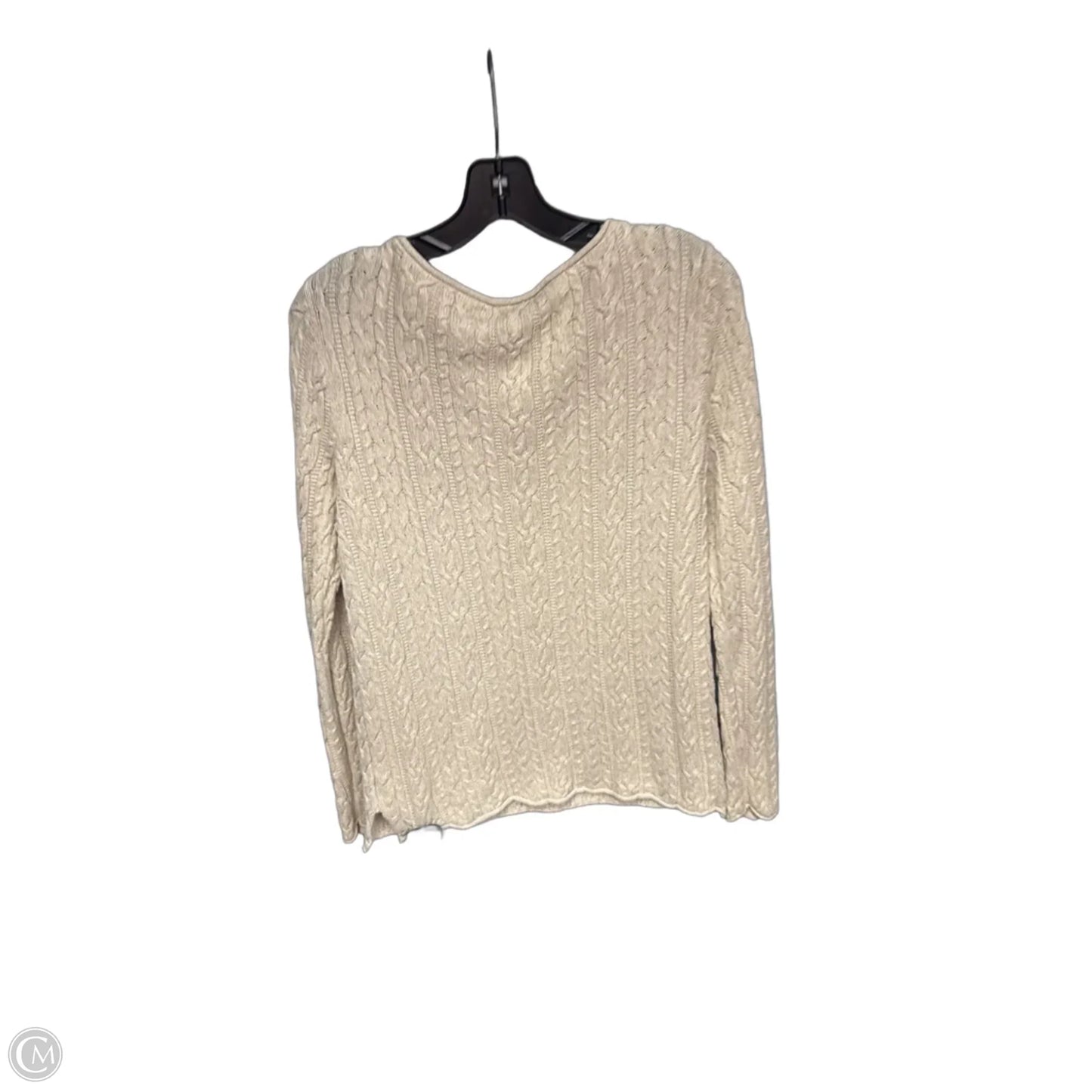 Sweater By Lauren By Ralph Lauren In Beige, Size: Xl