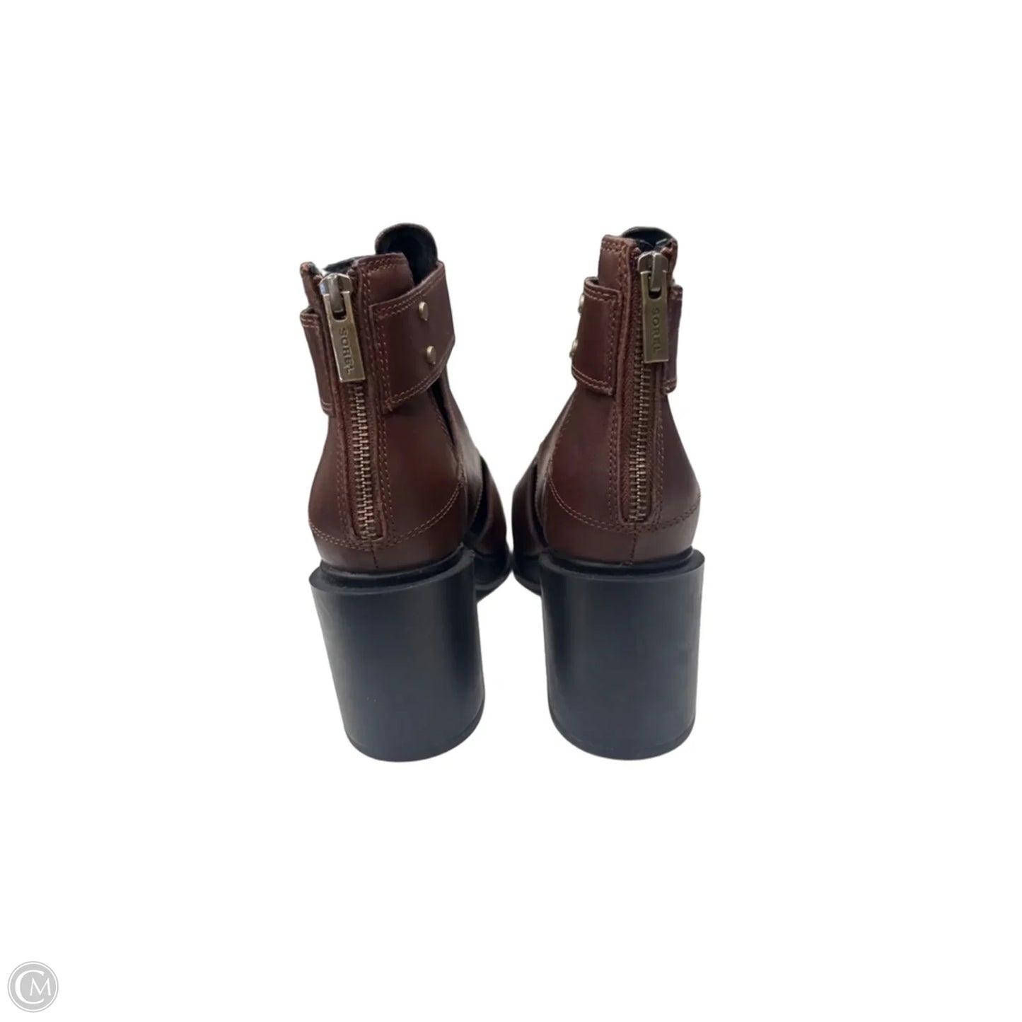 Shoes Heels Block By Sorel In Brown, Size: 8.5
