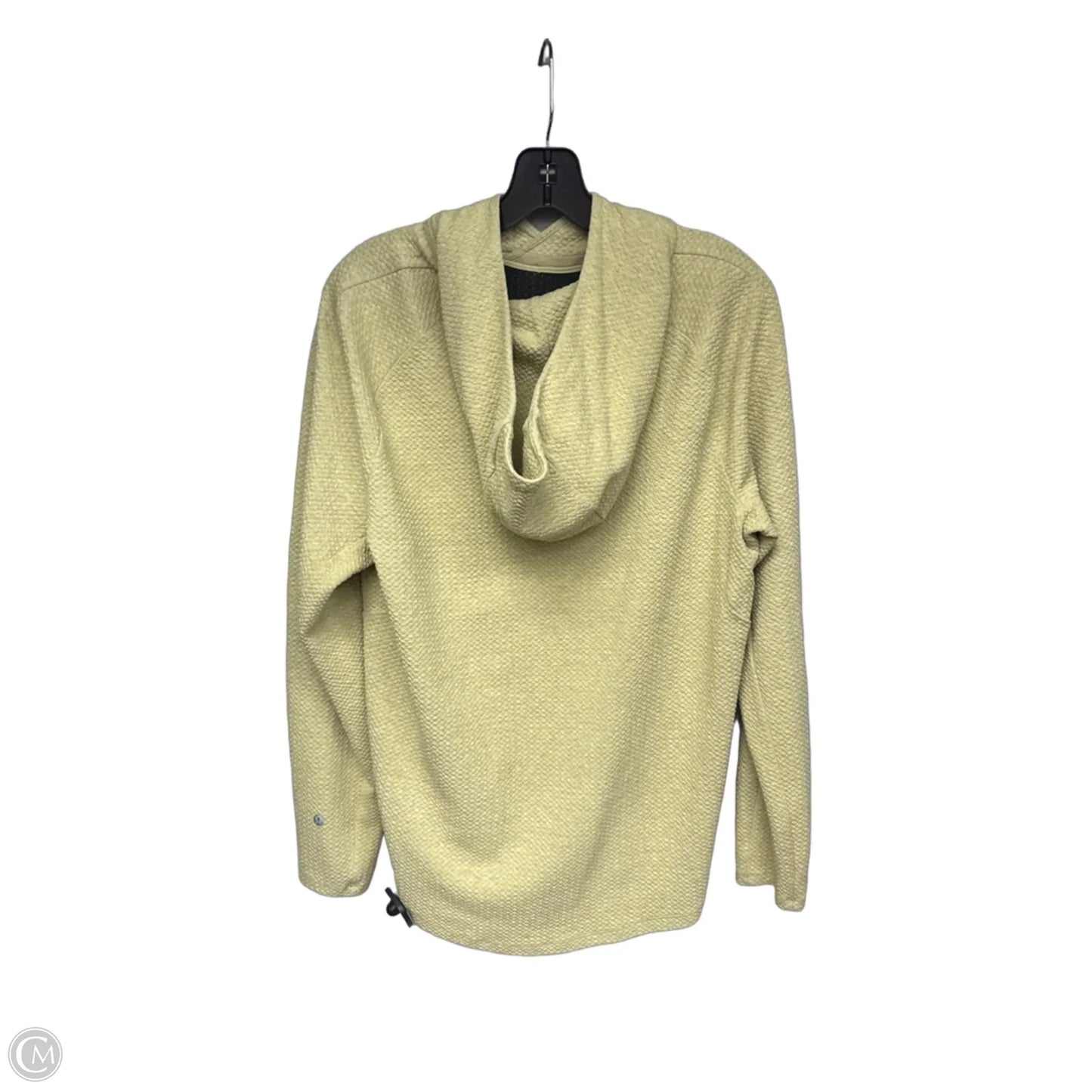 Athletic Sweatshirt Hoodie By Lululemon In Green, Size: M
