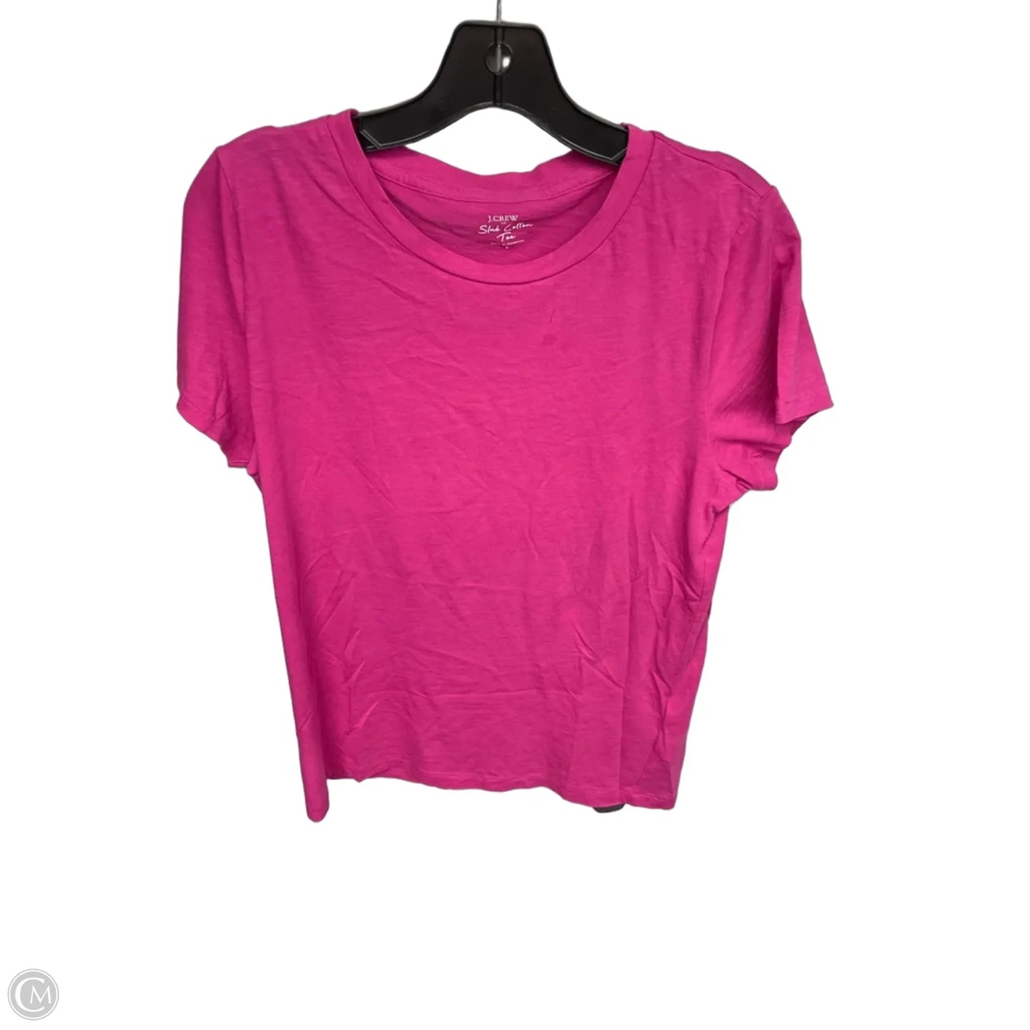 Top Short Sleeve Basic By J. Crew In Pink, Size: L