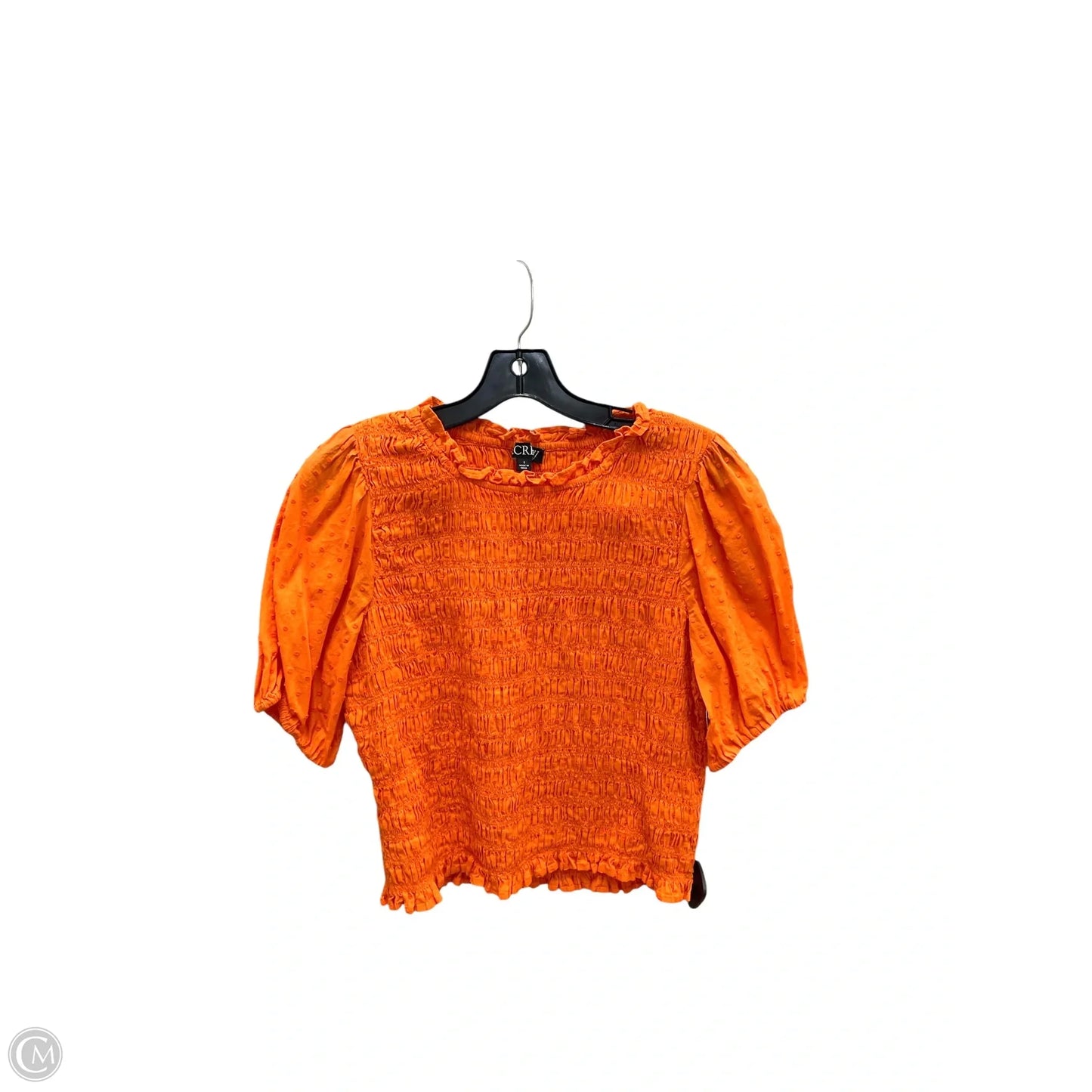 Top Short Sleeve By J. Crew In Orange, Size: L