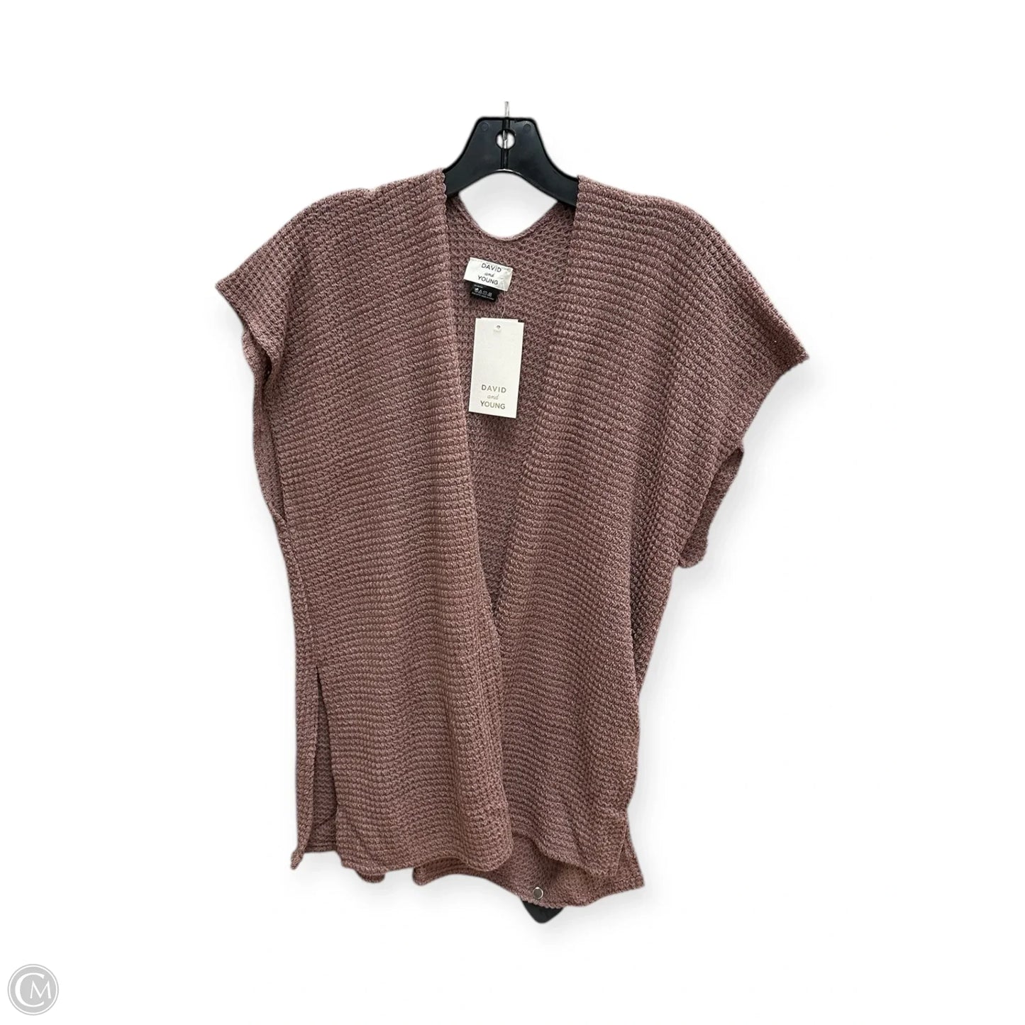 Cardigan By Clothes Mentor In Mauve, Size: Osfm