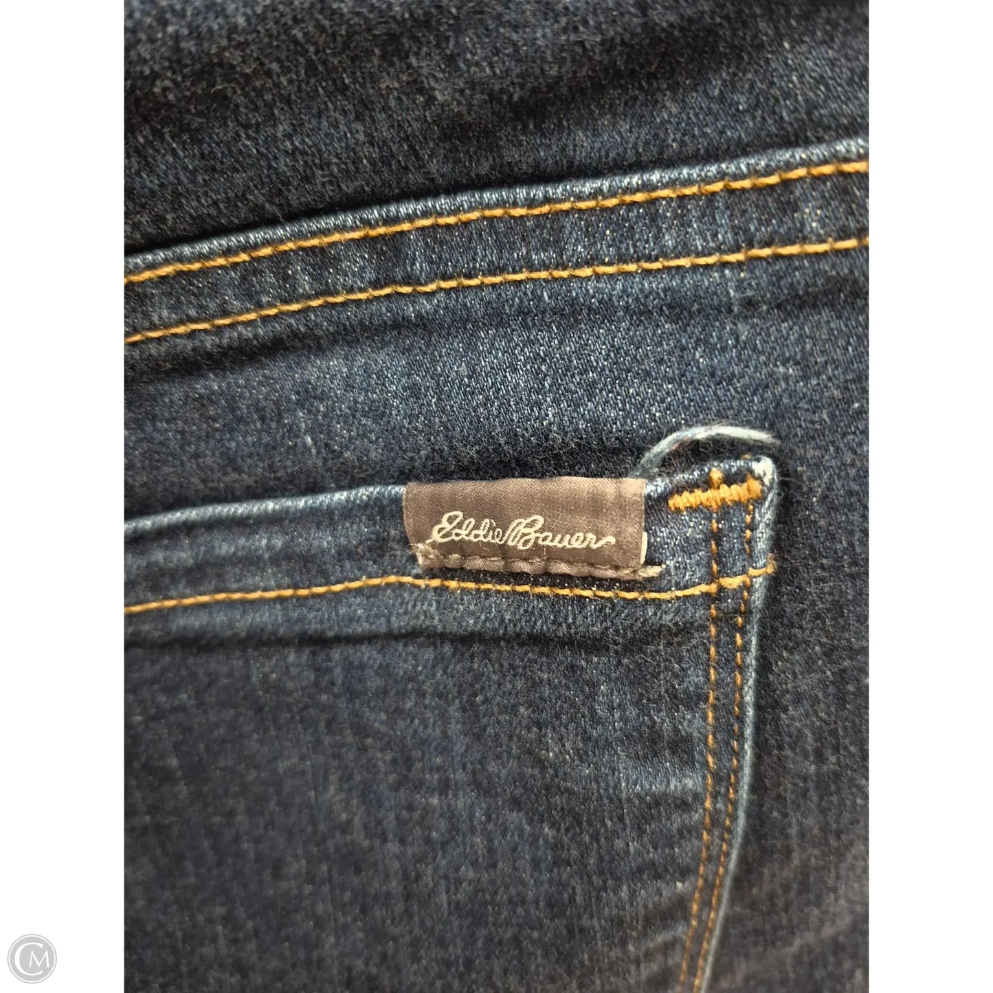 Jeans Skinny By Eddie Bauer In Blue Denim, Size: 14