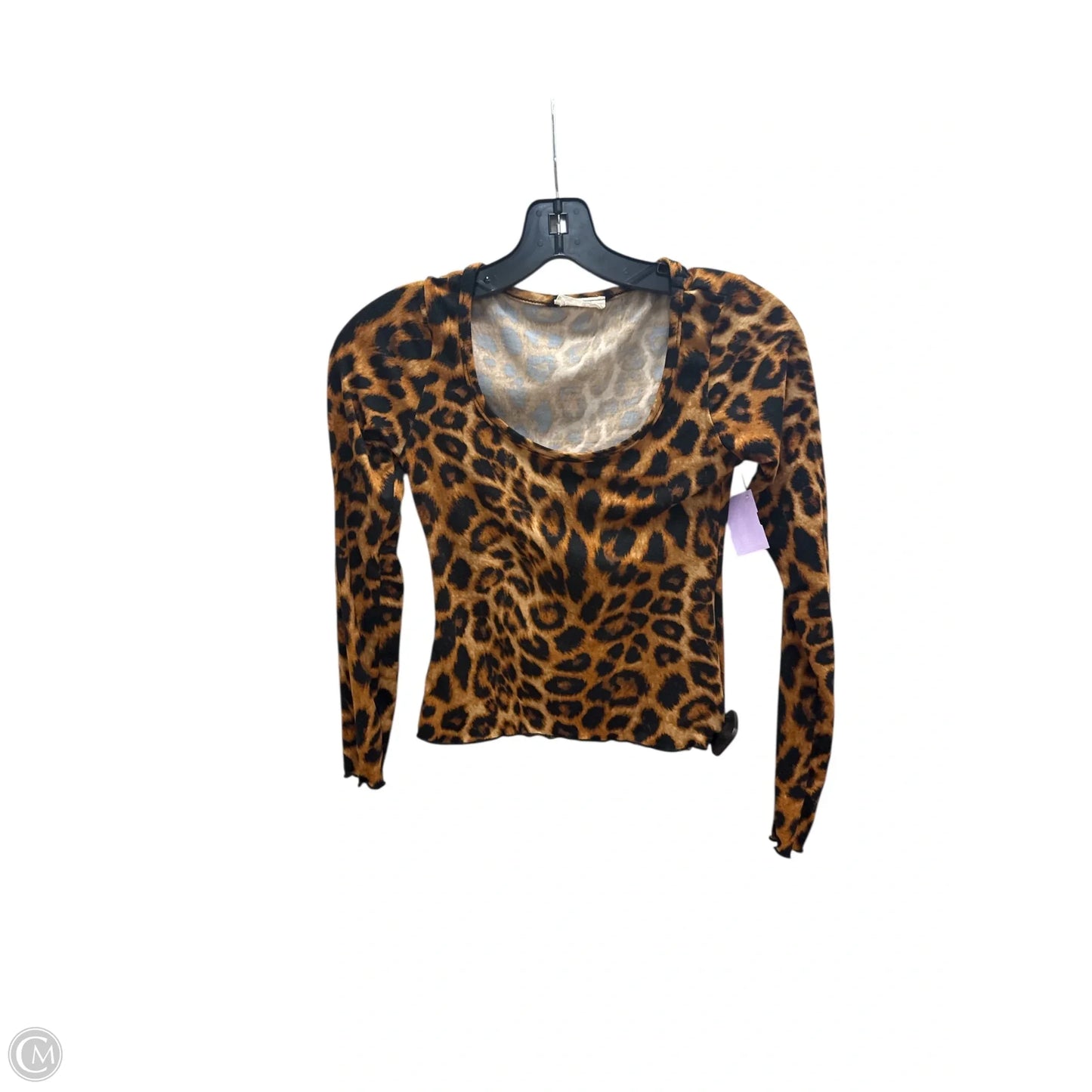 Top Long Sleeve By Clothes Mentor In Animal Print, Size: Xs