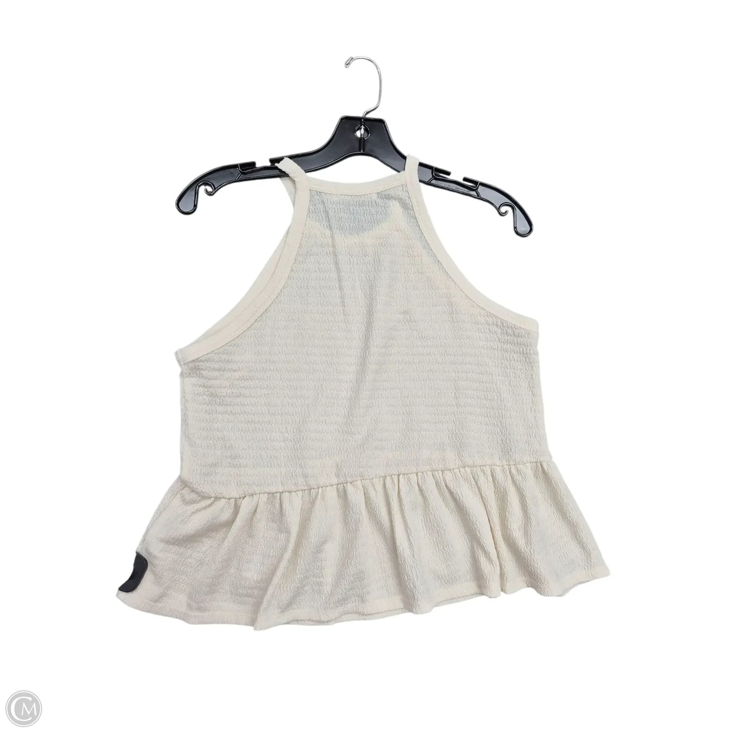 Top Sleeveless By Lush In Cream, Size: S