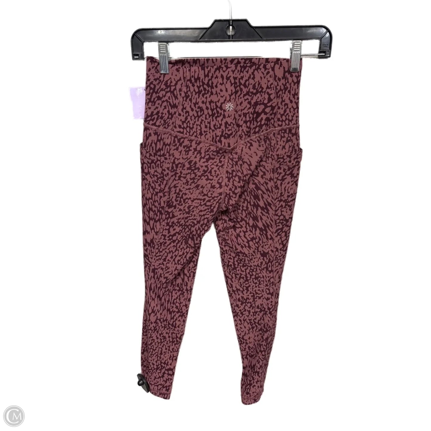 Athletic Leggings By Athleta In Mauve, Size: Xs