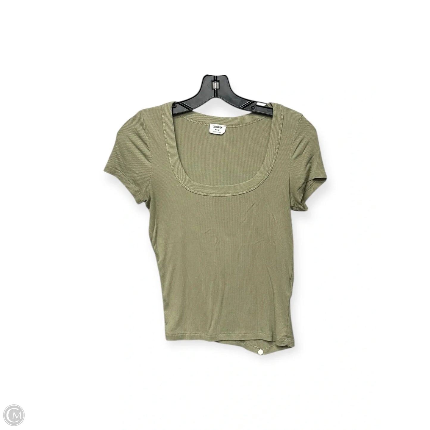 Top Short Sleeve Basic By Cotton On In Green, Size: M