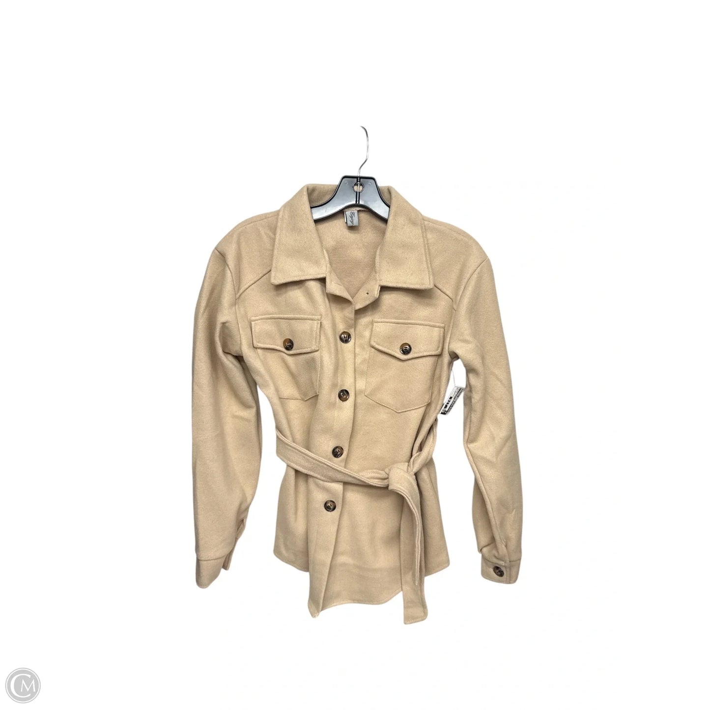 Jacket Other By Clothes Mentor In Tan, Size: 0