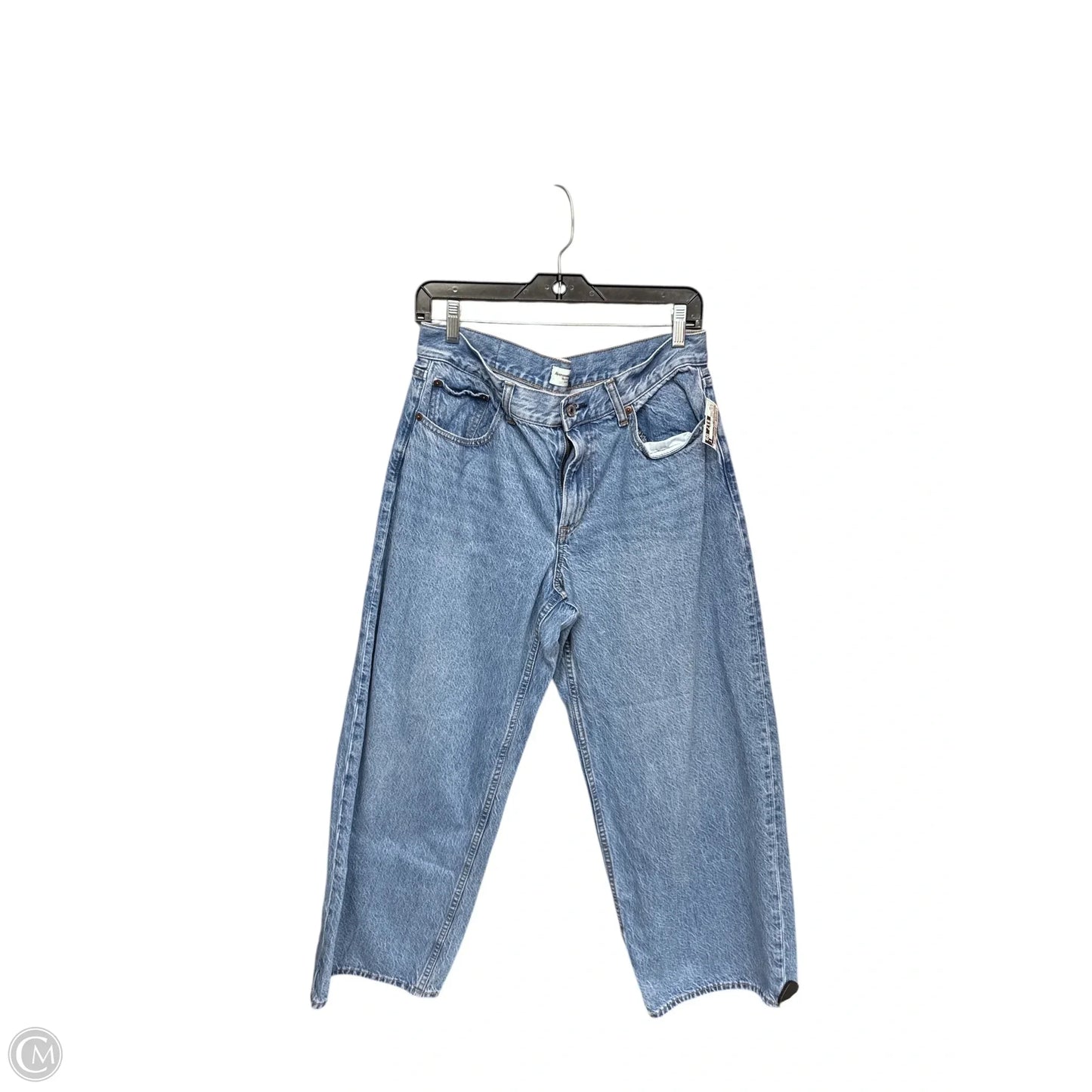 Jeans Wide Leg By Abercrombie And Fitch In Blue Denim, Size: 6p