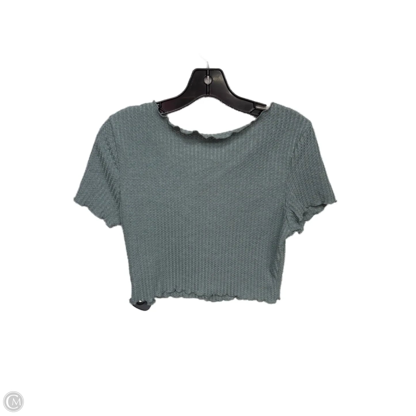 Top Short Sleeve By Shein In Green, Size: 0x