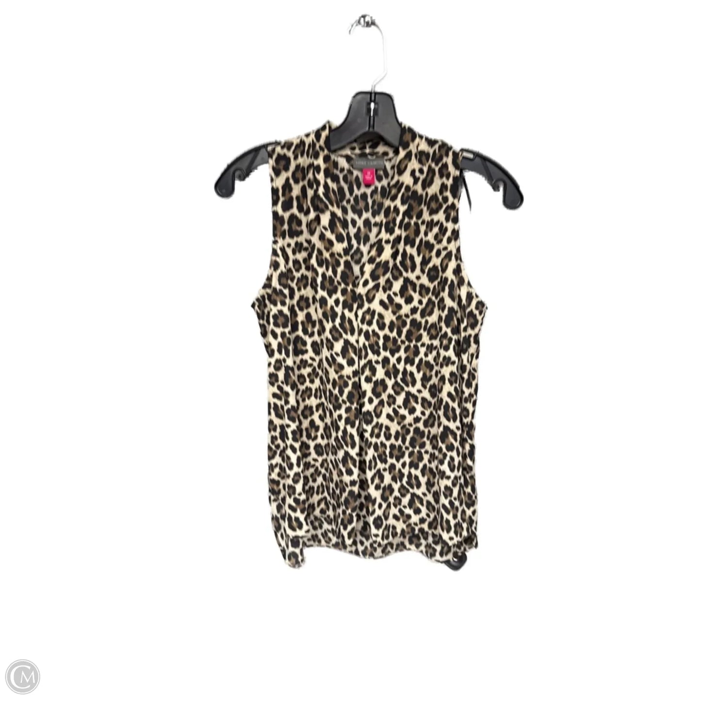 Top Sleeveless By Vince Camuto In Animal Print, Size: Xs