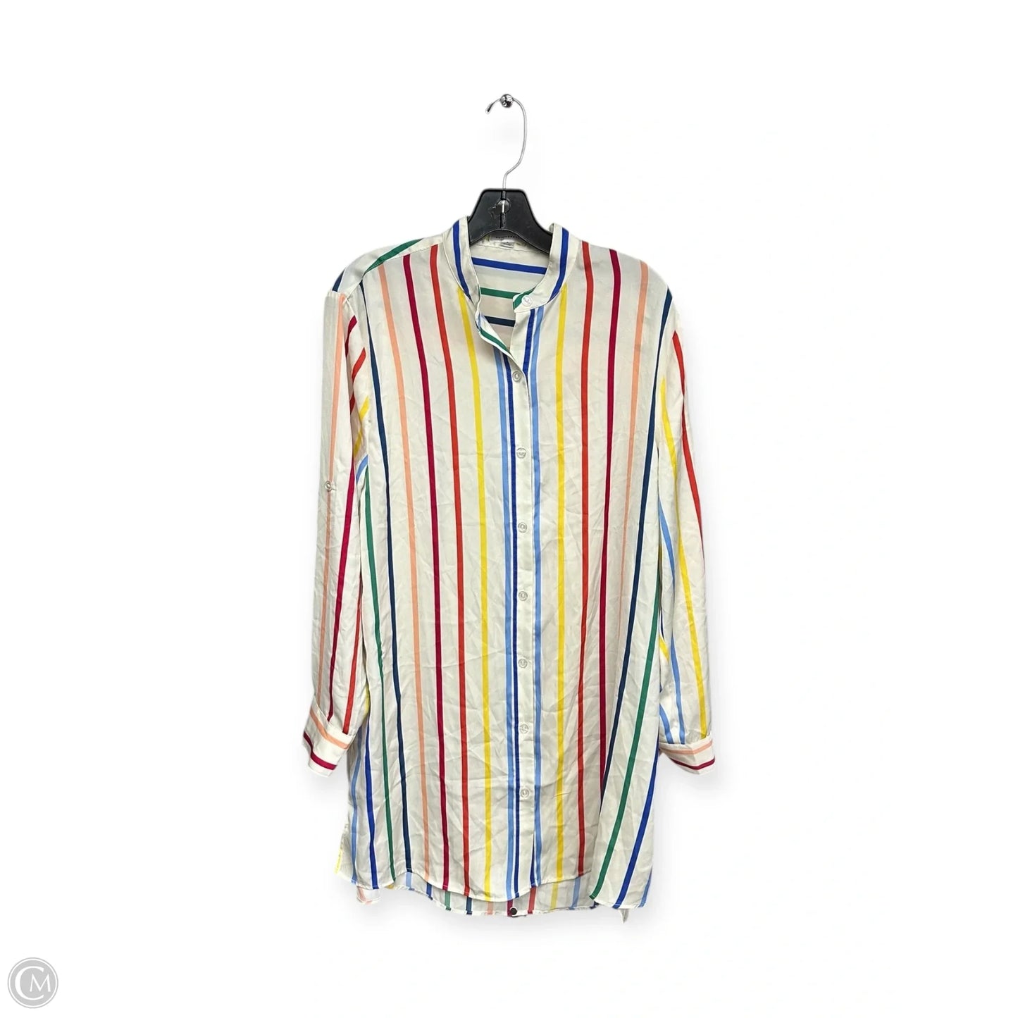 Dress Casual Midi By Summersalt In Striped Pattern, Size: M