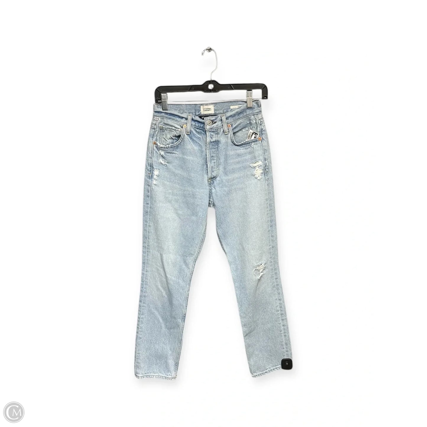 Jeans Straight By Citizens Of Humanity In Blue Denim, Size: 0