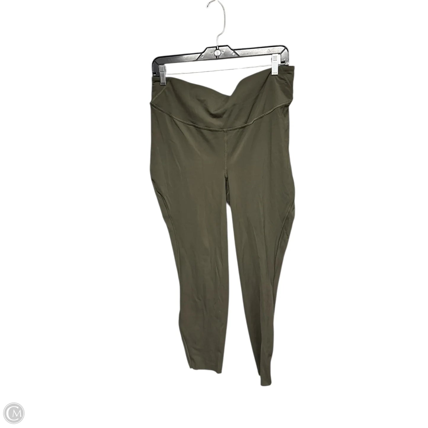 Athletic Leggings By Lululemon In Green, Size: 14