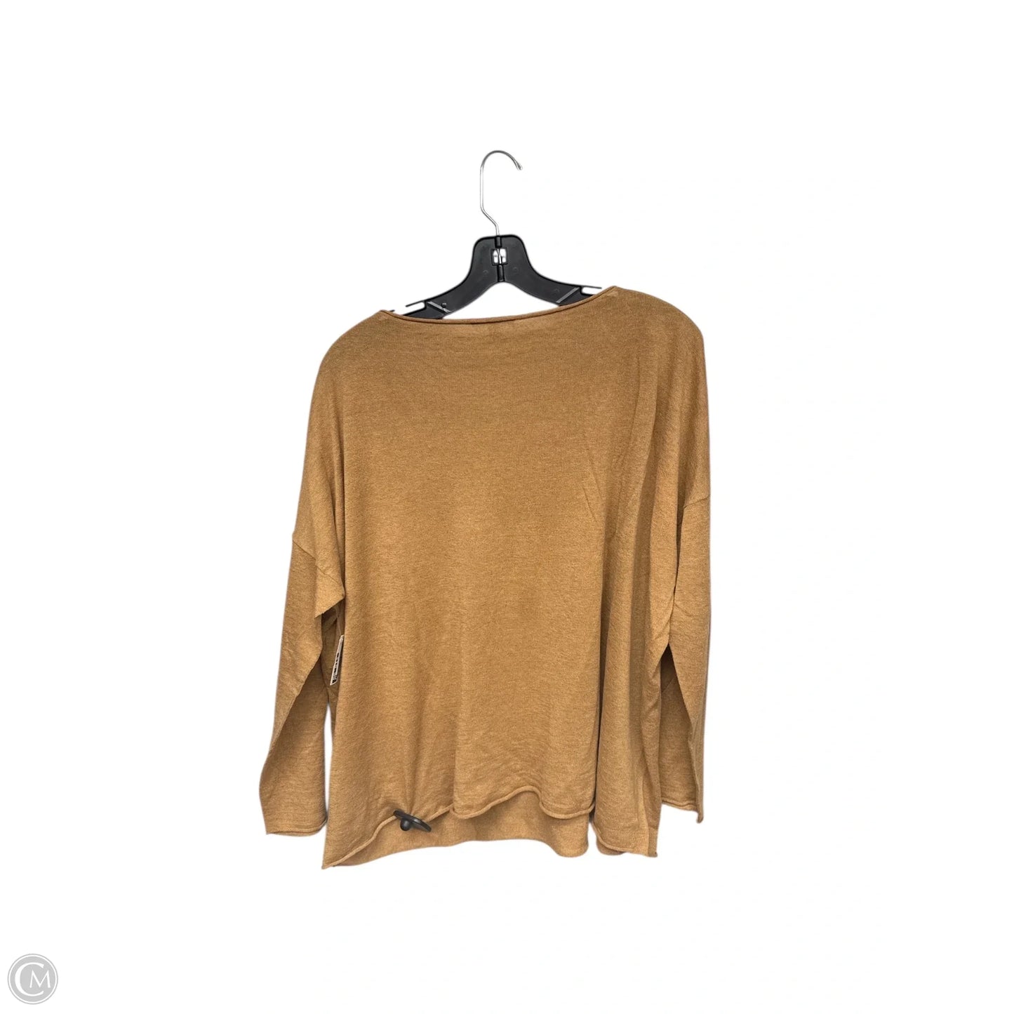 Top Long Sleeve By Eileen Fisher In Tan, Size: Xl